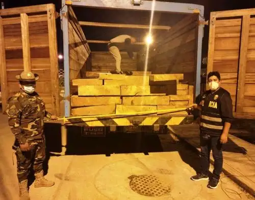 Policía Nacional intensifica este año sus operativos contra la minería y tala ilegal, y contra otros delitos ambientales.