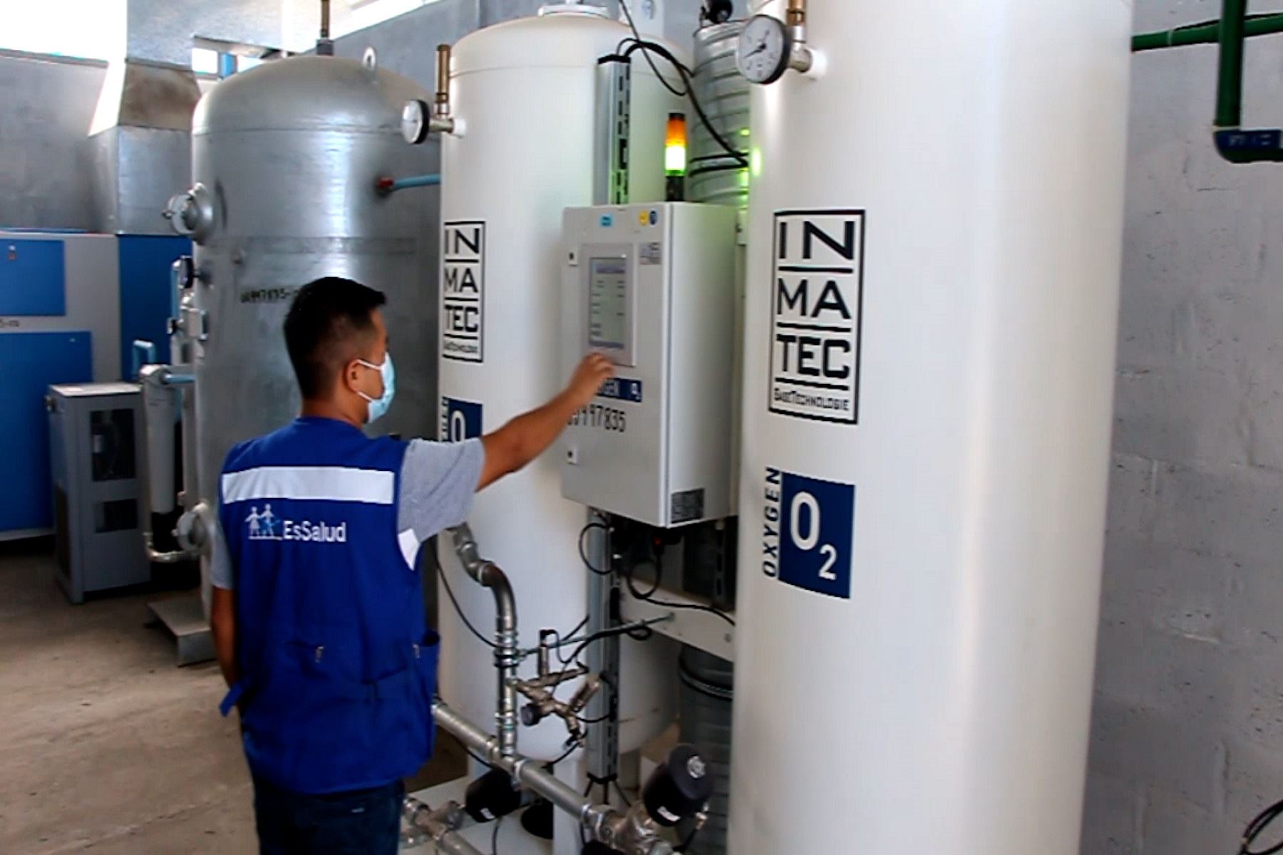 San Martín: EsSalud Tarapoto inicia trabajos para instalación de dos plantas de oxígeno. Foto: difusión.