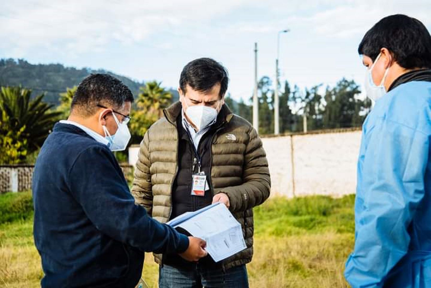 Apurímac: Pronis evalúa terreno en Talavera para instalación de infraestructura modular. Foto: Difusión