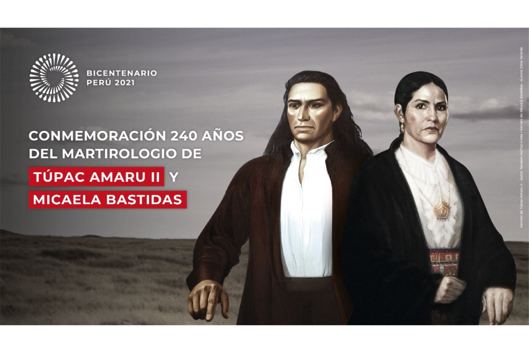 Se conmemorará los 240 años de la muerte de Túpac Amaru II y Micaela Bastidas. ANDINA/Difusión