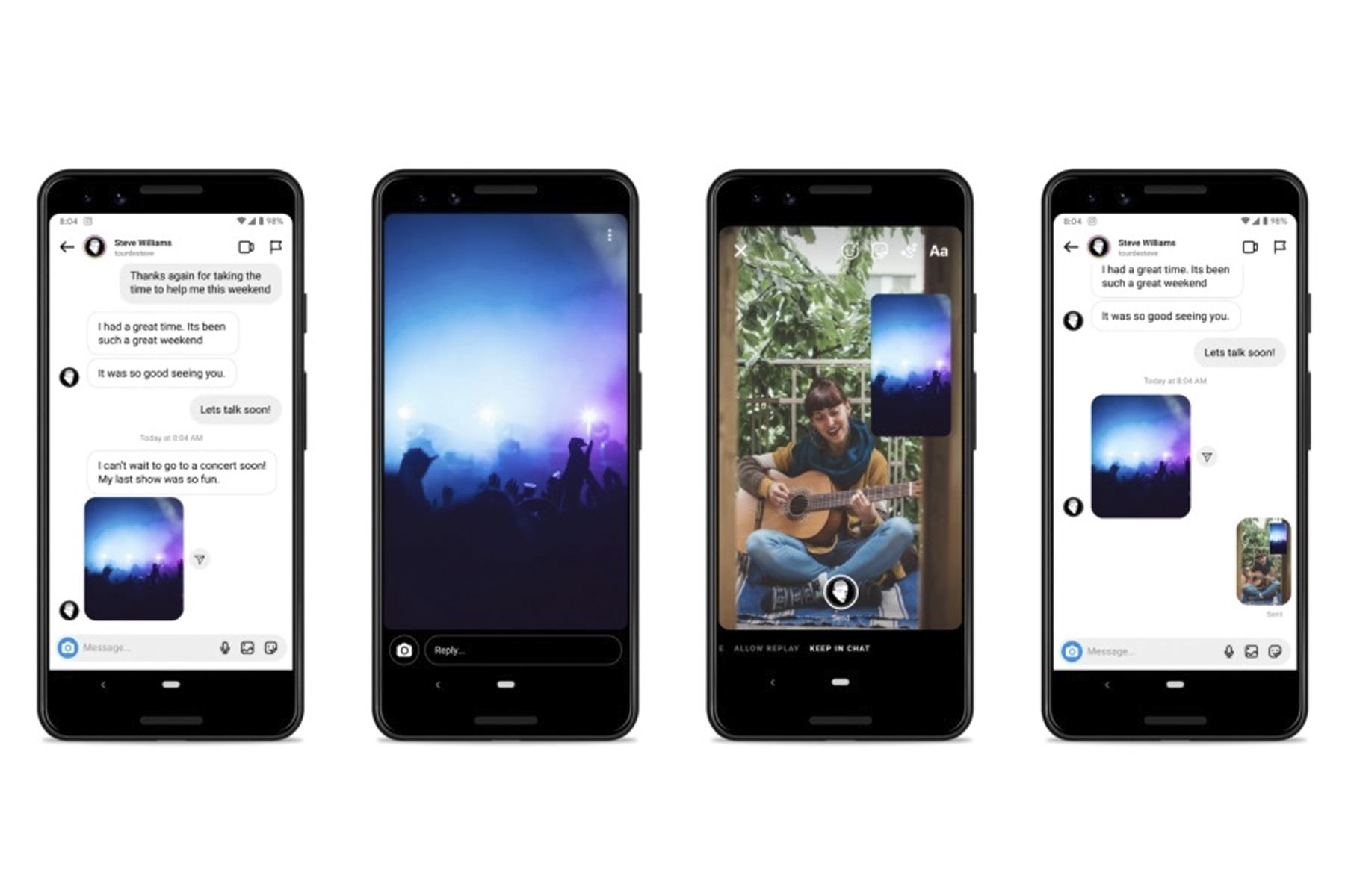 Facebook añade funciones a Messenger e Instagram para facilitar conversaciones.
