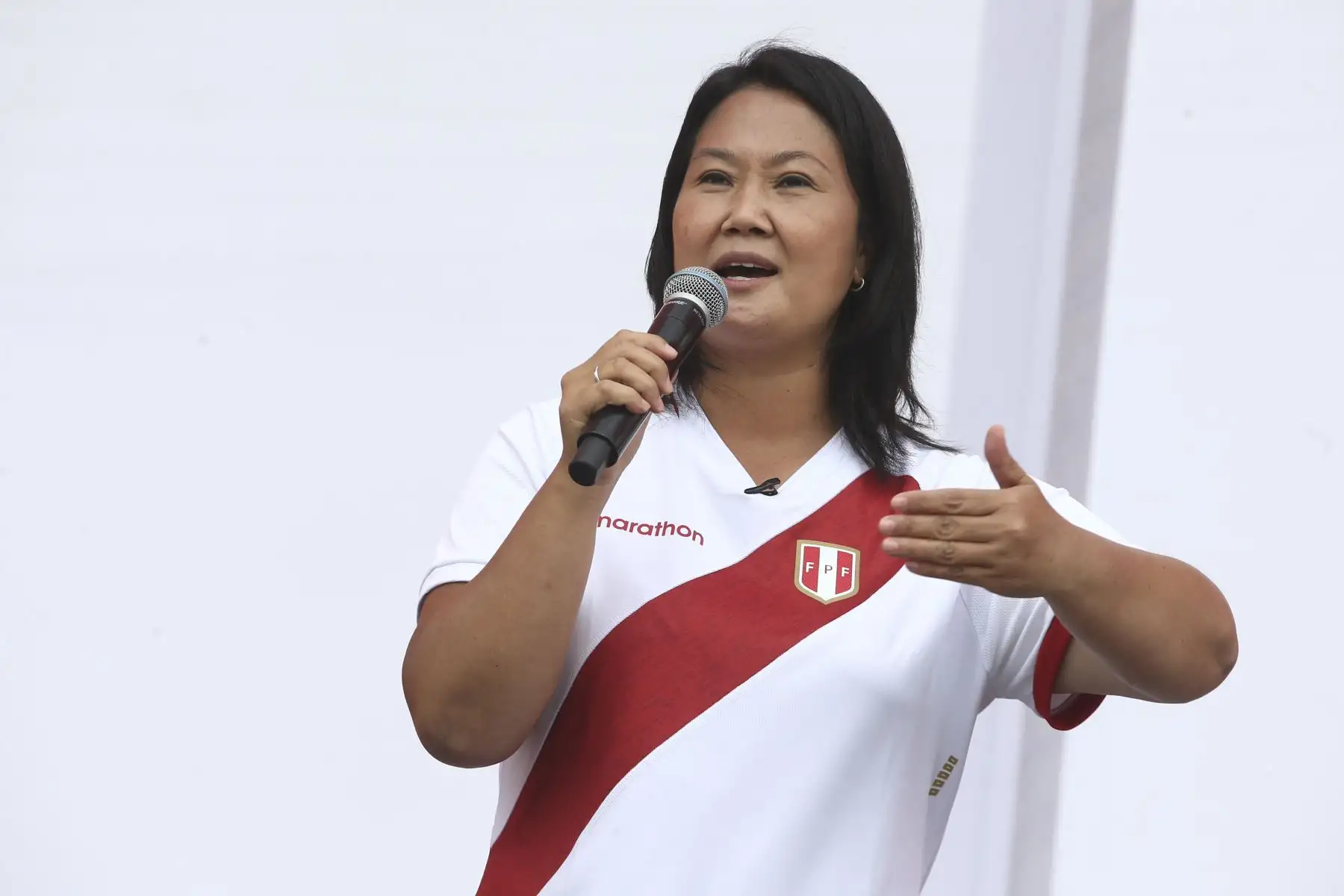 Keiko Fujimori y Gonzalo Iwasaki acordaron esperar 30 minutos a Pedro Castillo. Foto: ANDINA/Vidal Tarqui.