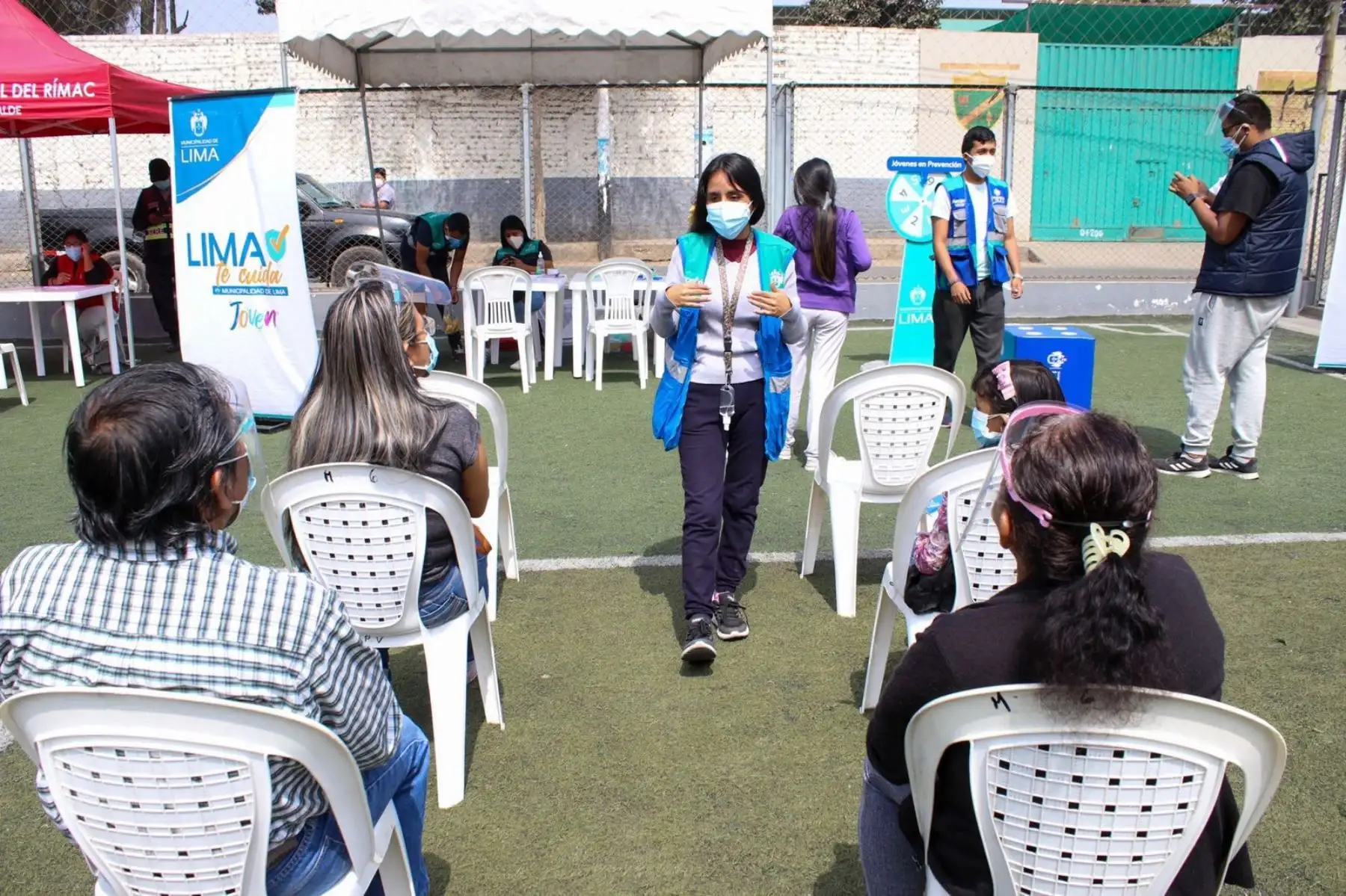Covid-19: campaña de salud y despistaje benefició a jóvenes del Rímac. Foto: ANDINA/Difusión.