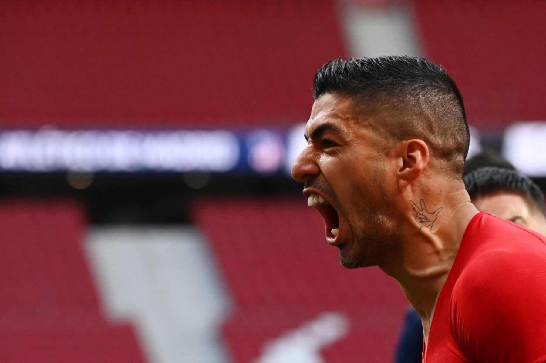Luis Suárez pone el 2-1 que pone al Atlético de Madrid a un paso del título en España