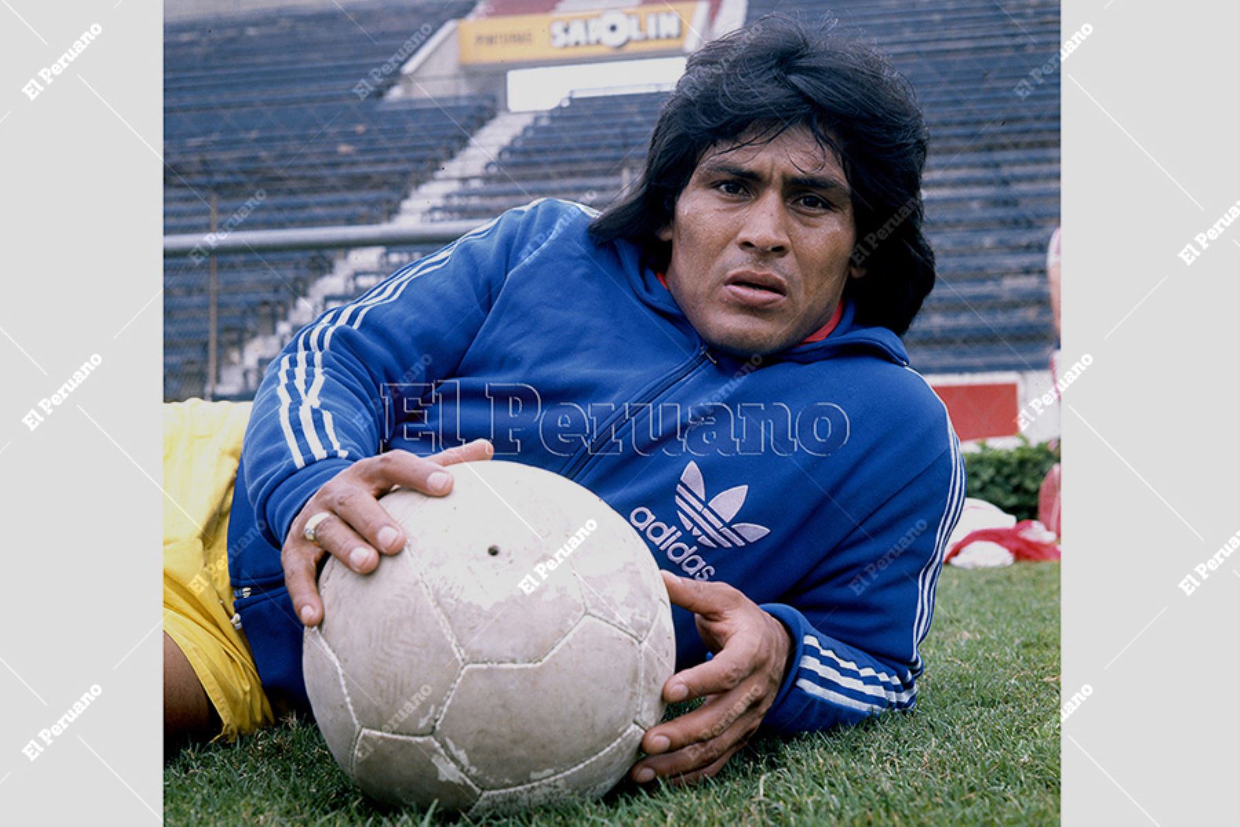 Lima - noviembre 1977 / Hugo Sotil delantero de Alianza Lima. Foto: Archivo Histórico de EL PERUANO / Humberto Romaní