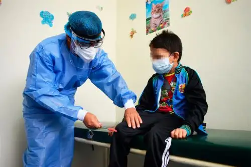 Durante la pandemia el servicio de Neuropediatría ha atendido más de 5 mil pacientes entre consulta presencial y teleorientación. Foto: ANDINA/INSN