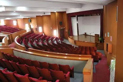 Aula Magna Simón Bolívar de la UNSA será escenario del debate de candidatos presidenciales. Foto: Difusión
