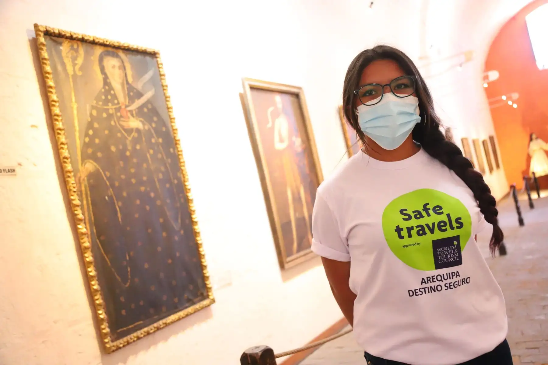 El Ministerio de Comercio Exterior y Turismo (Mincetur) entregó el sello internacional Safe Travels al Destino Arequipa Ciudad y el Destino Valle y Cañón del Colca, los cuales se encuentran calificados como seguros ante el COVID-19. Foto: ANDINA/Mincetur