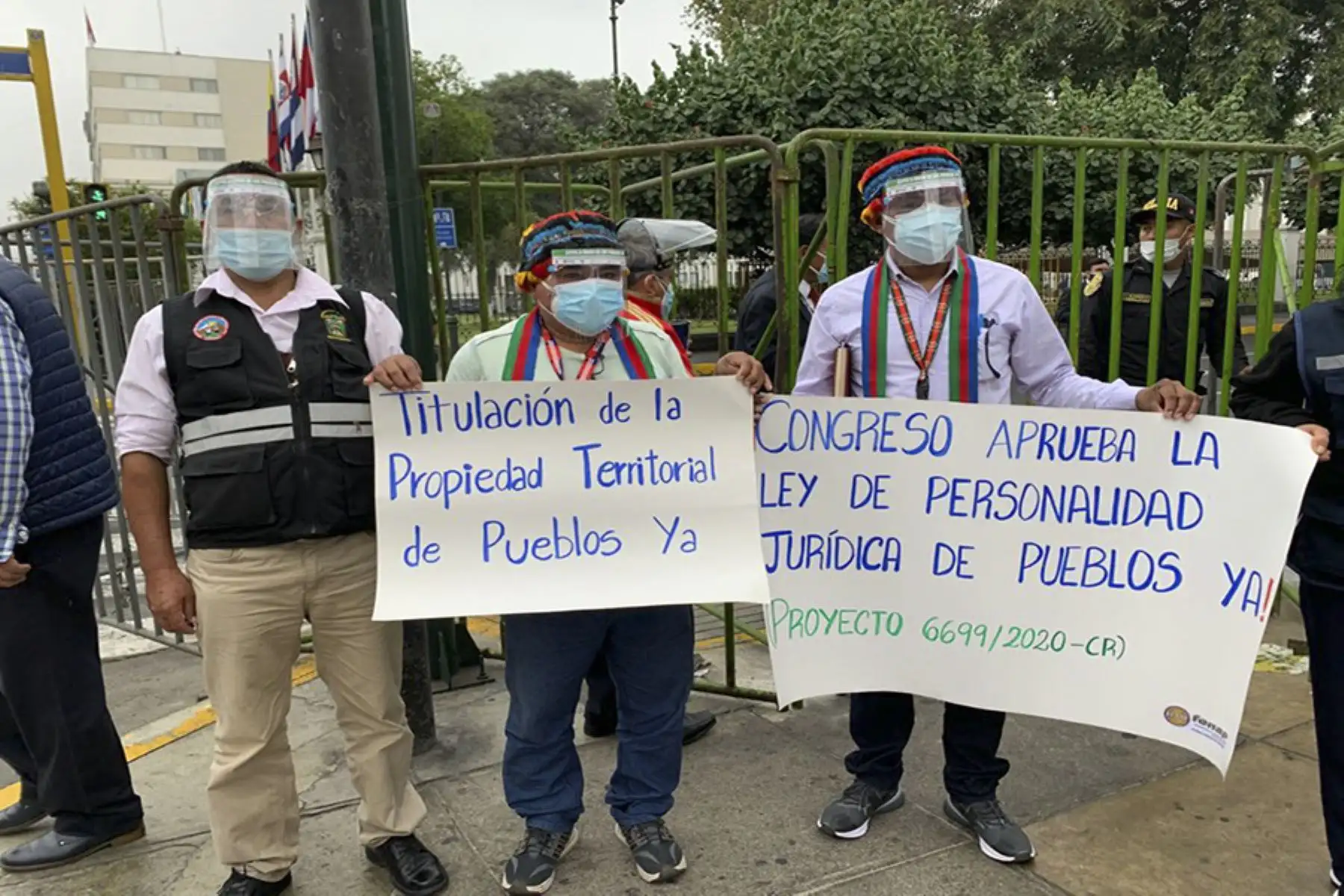 Pueblos indígenas u originarios realizarán plantón en el Congreso