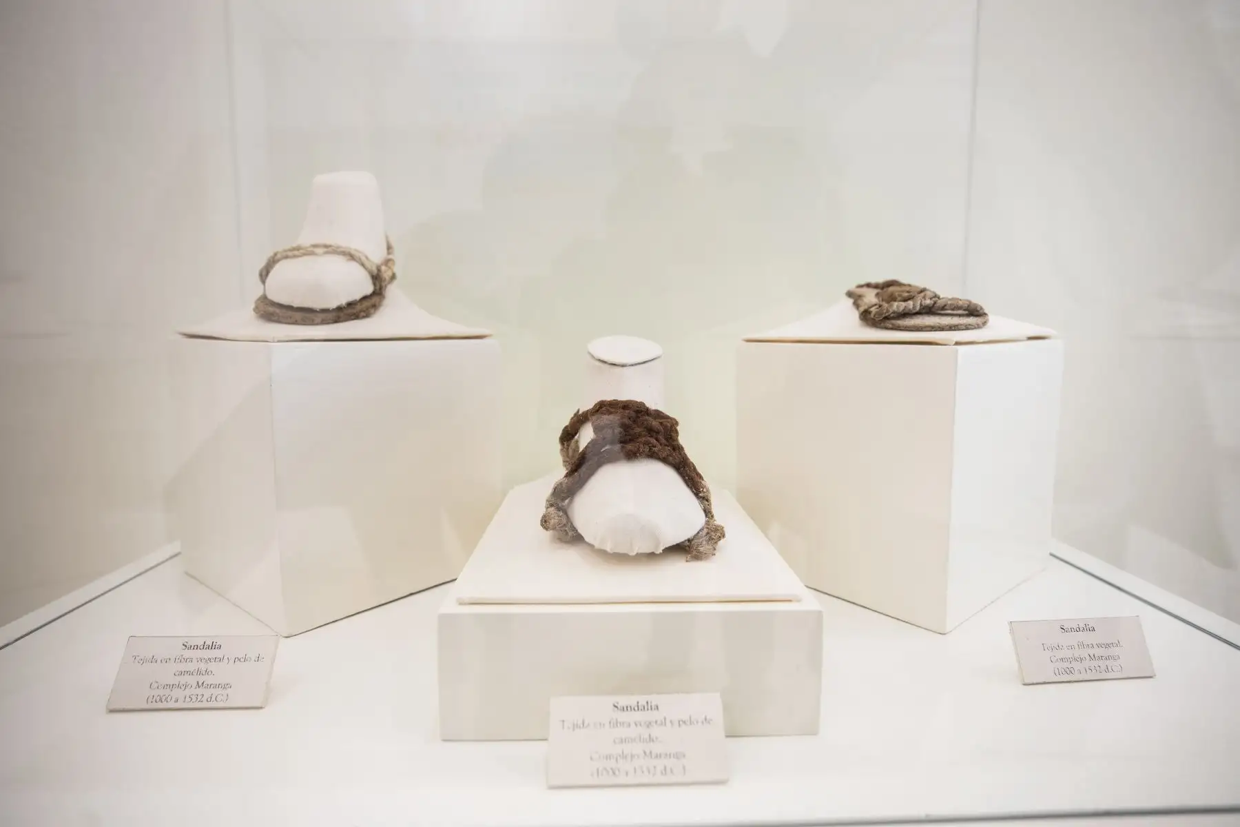 En el marco del Día Internacional de los Museos, el Parque de las Leyendas invita a los ciudadanos visitar el Museo de Sitio Ernst W. Middendorf, donde se expone un conjunto de piezas de calzado prehispánico y colonial que usaban los antiguos peruanos.  Foto: ANDINA/Municipalidad de Lima
