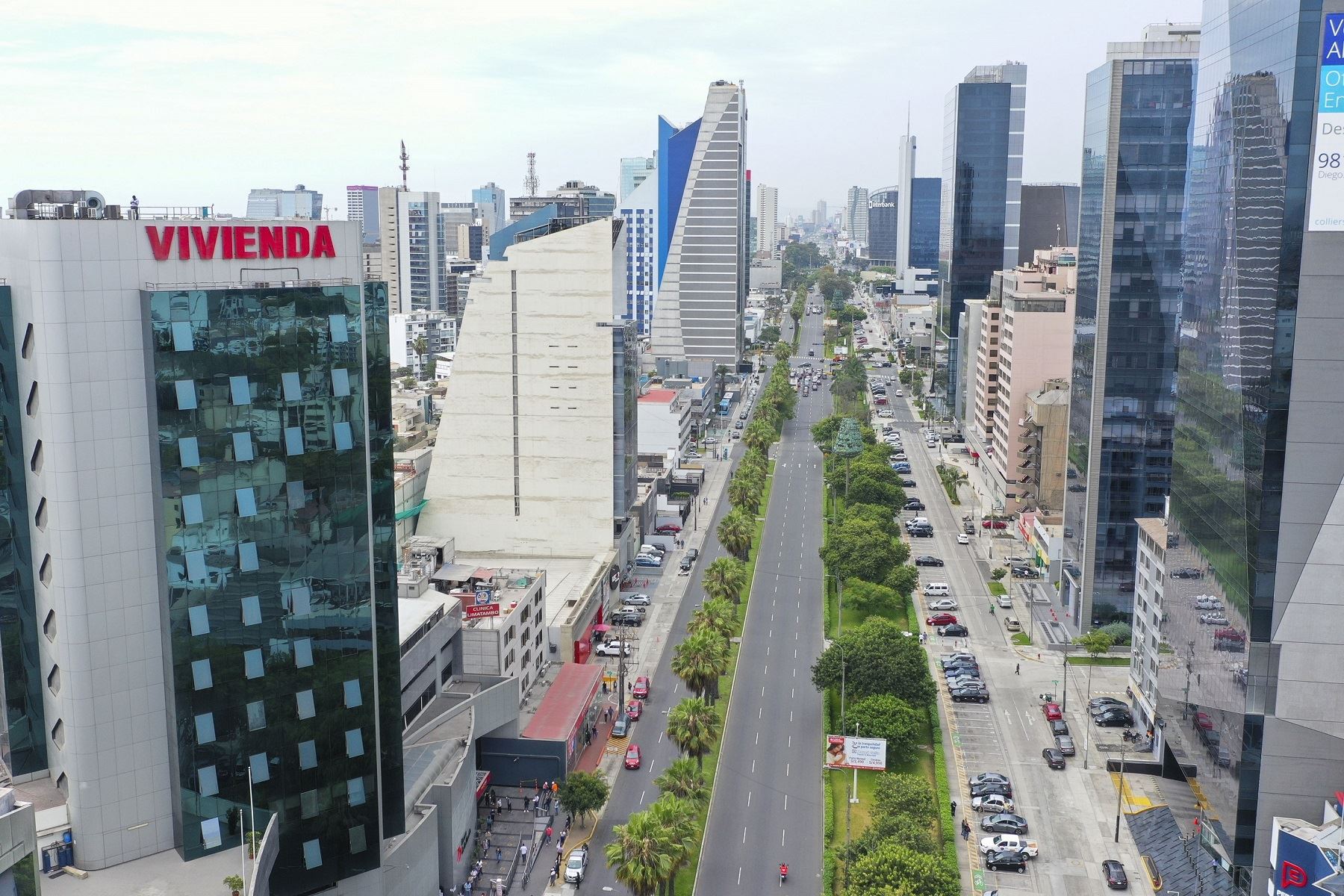 Vista del centro financiero de Lima. ANDINA/Difusión