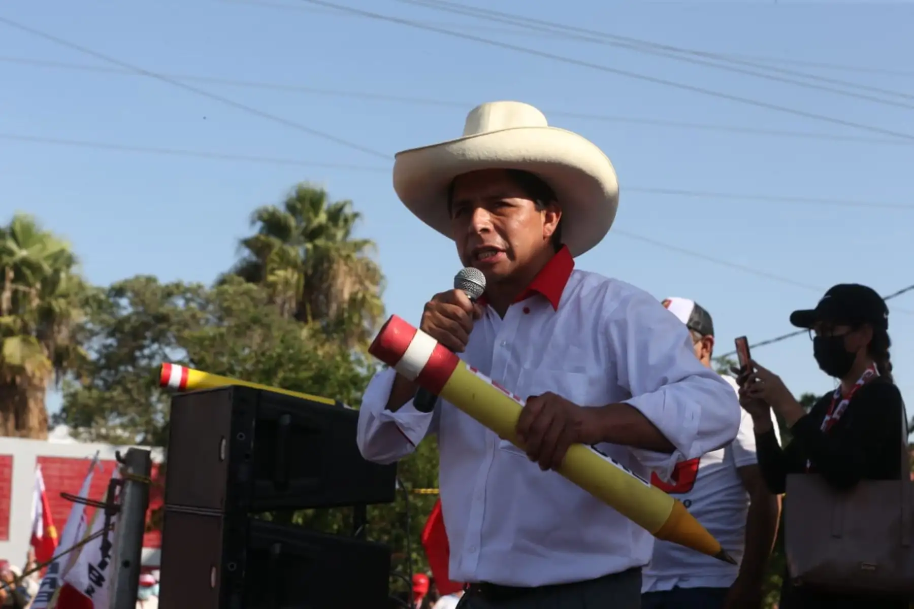 Pedro Castillo, candidato de Perú Libre a la Presidencia. Foto: ANDINA/difusión.