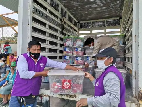 Se beneficiaron comunidades de Nuevo Chao, Valle de Dios, Chao, El Inca, El Tizal, Buena Vista  y Salaverry, entre otros sectores del distrito de Chao, en la provincia de Virú,