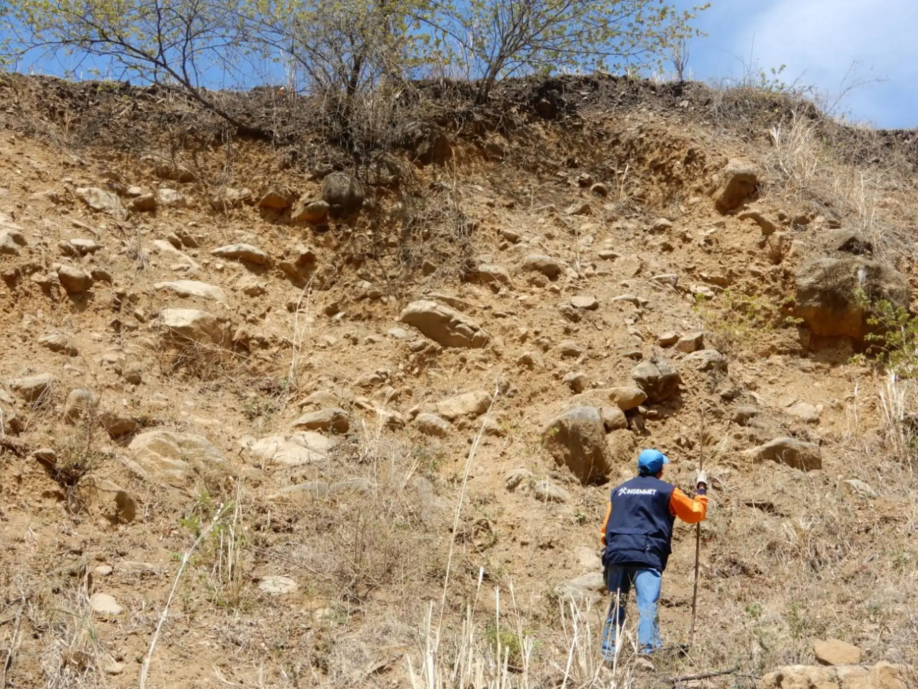 Las lluvias periódicas y excepcionales, los movimientos en el terreno, además de la deforestación y uso inadecuado de los suelos son los principales factores que desencadenan y reactivan peligros. geológicos. Foto: ANDINA/Ingemmet
