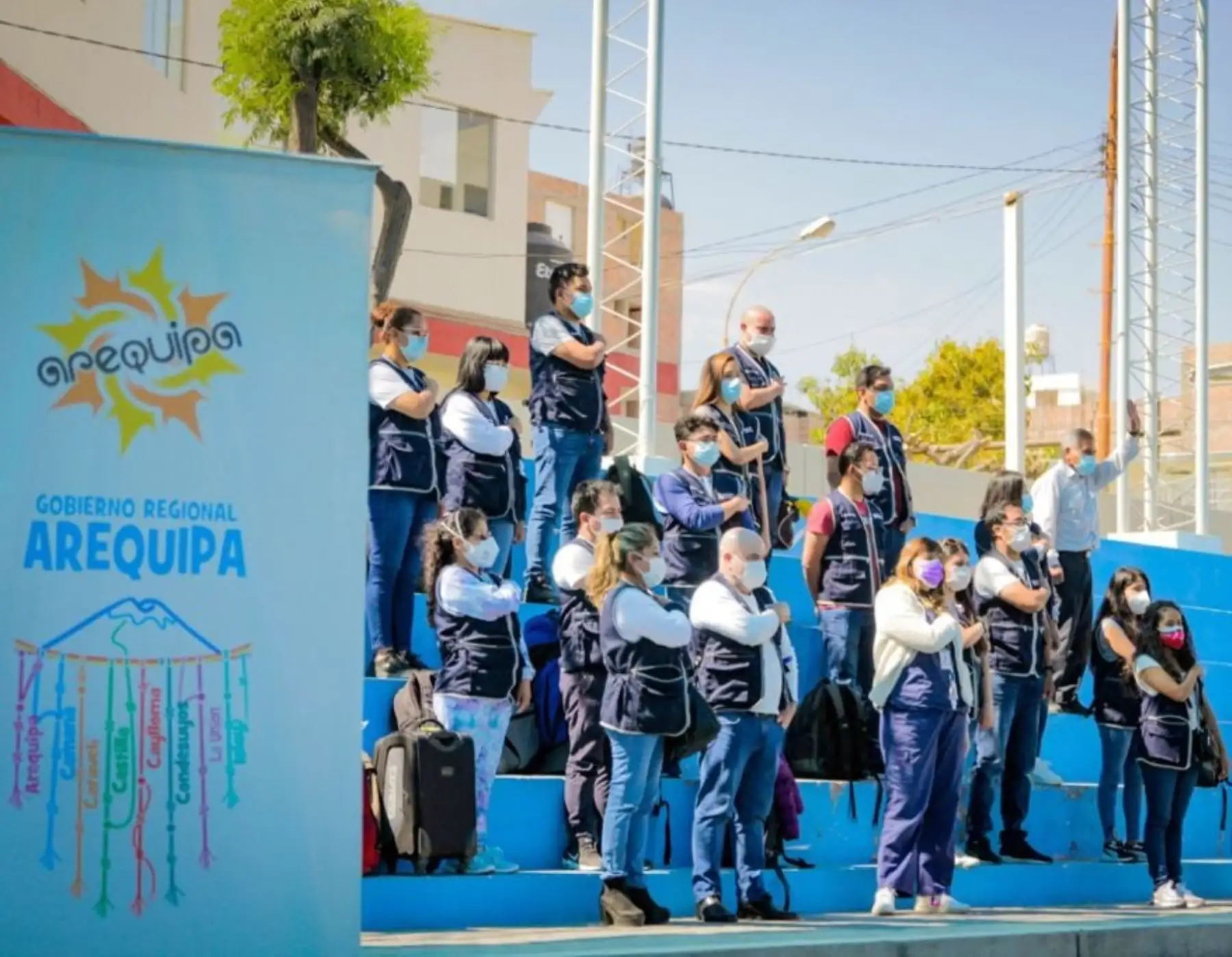 Arequipa espera el arribo de una segunda brigada de médicos y enfermeras para reforzar la lucha contra la covid-19 ante el repunte de casos de dicha enfermedad en esa región. ANDINA/Difusión