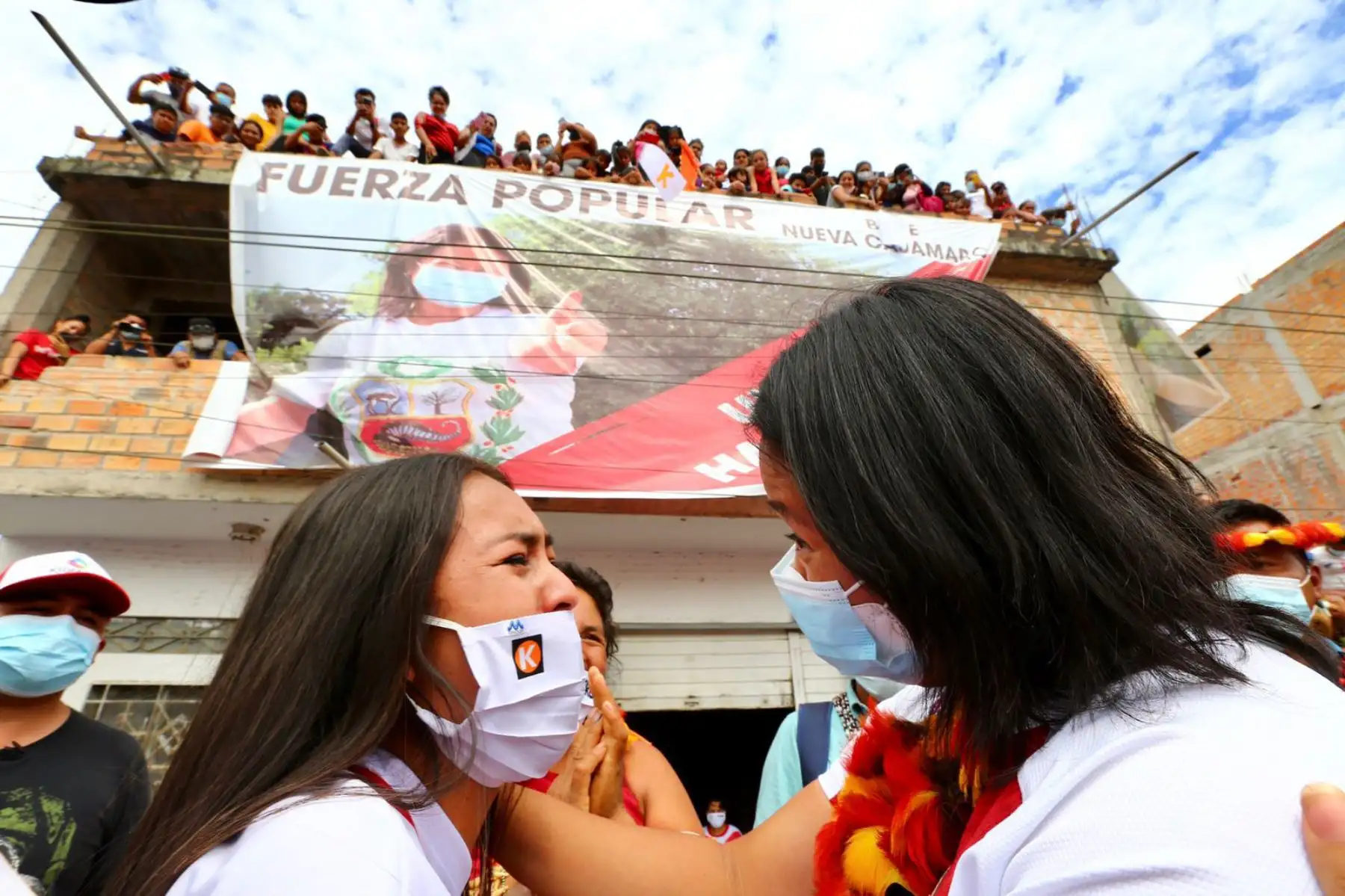 Candidata presidencial Keiko  Fujimori, en Tarapoto Foto: ANDINA/ Difusión