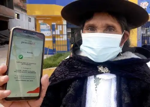 Conoce el novedoso aplicativo móvil del programa social Pensión 65.