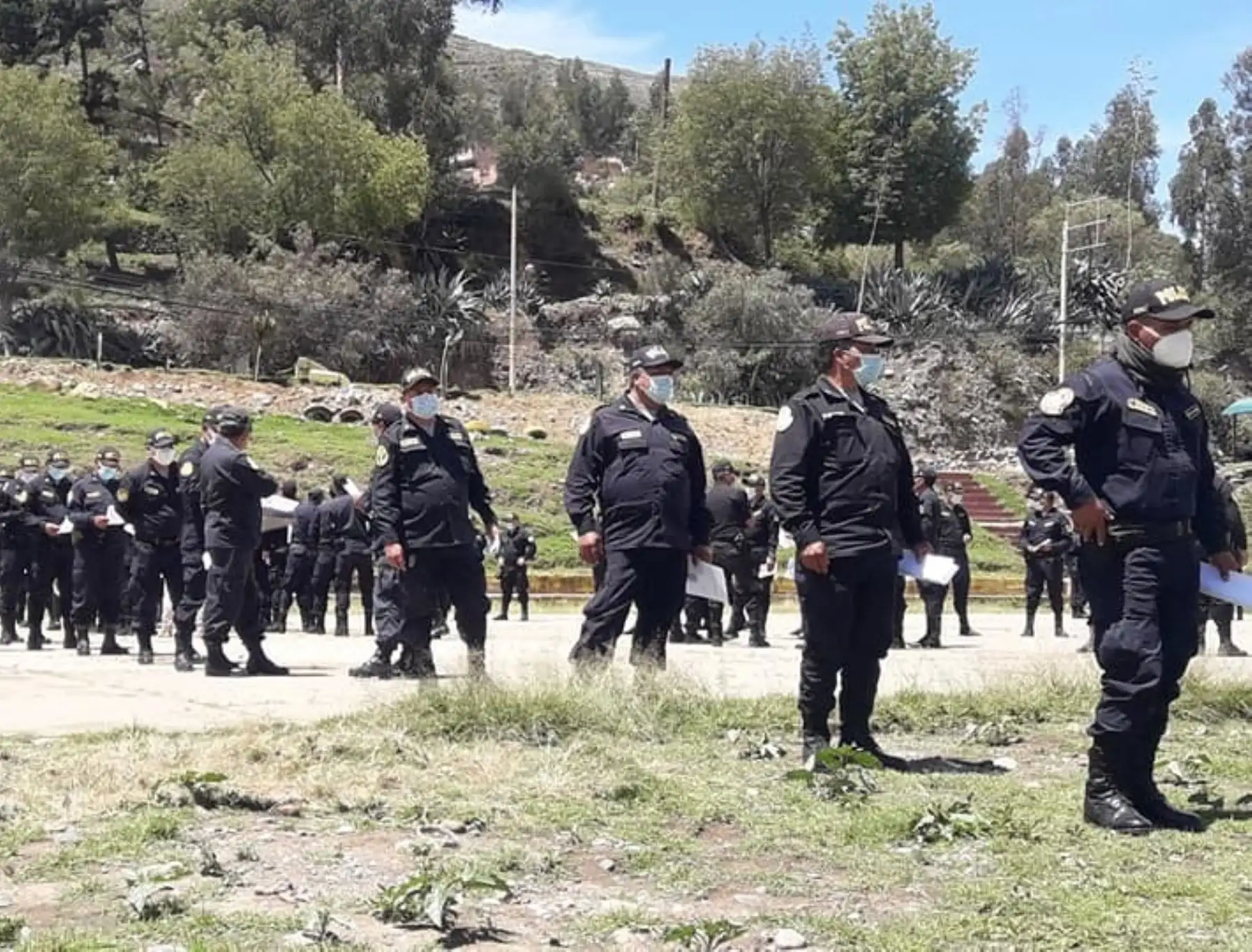 Más del 90 % de policías ya está totalmente inmunizado contra el covid-19 en la región Áncash. Foto: ANDINA/difusión.