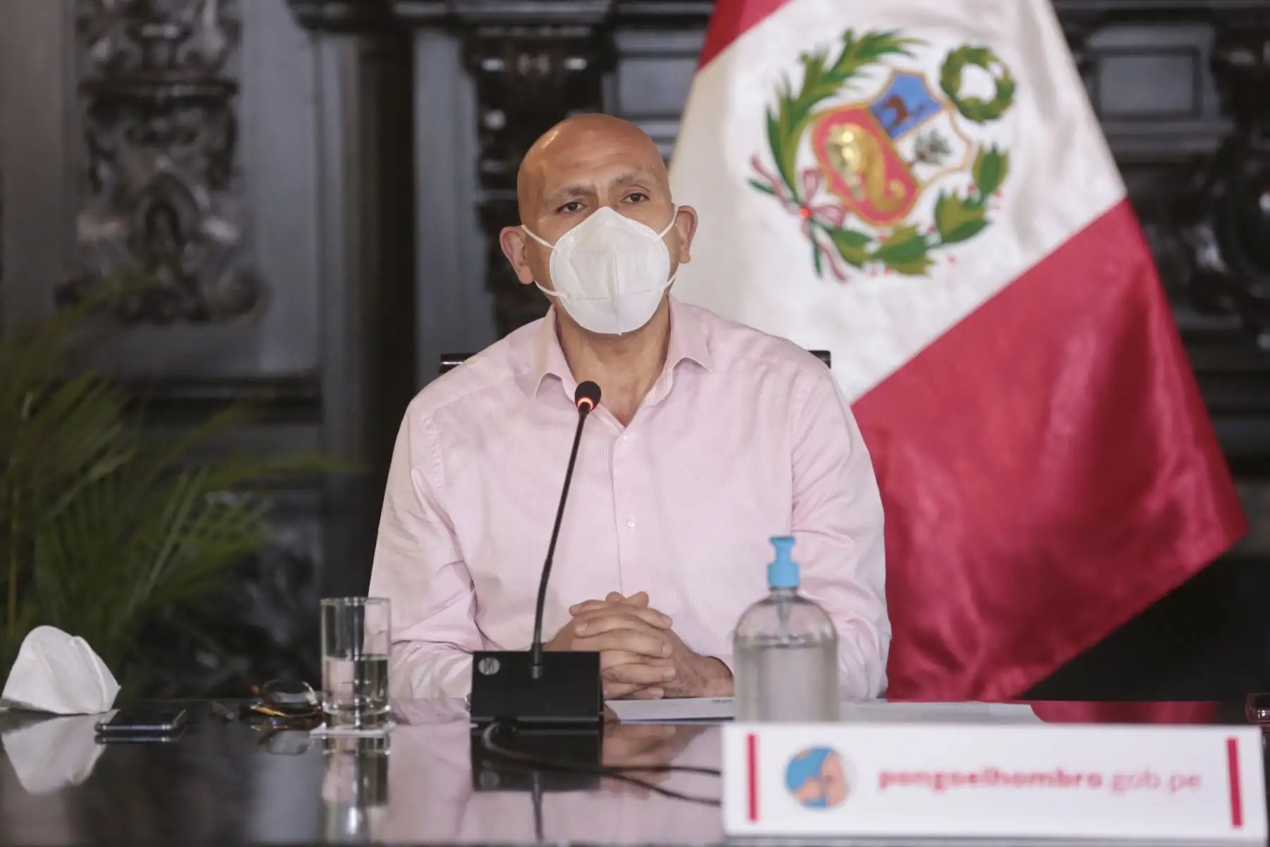 La titular de la PCM, junto con ministros de Estado, brindan conferencia de prensa para informar a la ciudadanía sobre los avances en la lucha contra la pandemia y las medidas adoptadas en sesión de Consejo de Ministros.
Foto: PCM