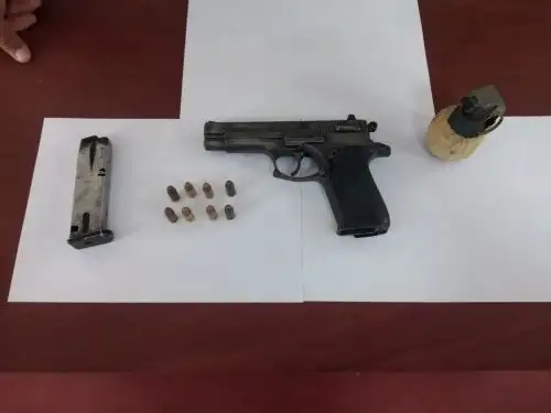 Policía detiene en Trujillo a cinco personas que portaban armas y granada de guerra. ANDINA/Difusión