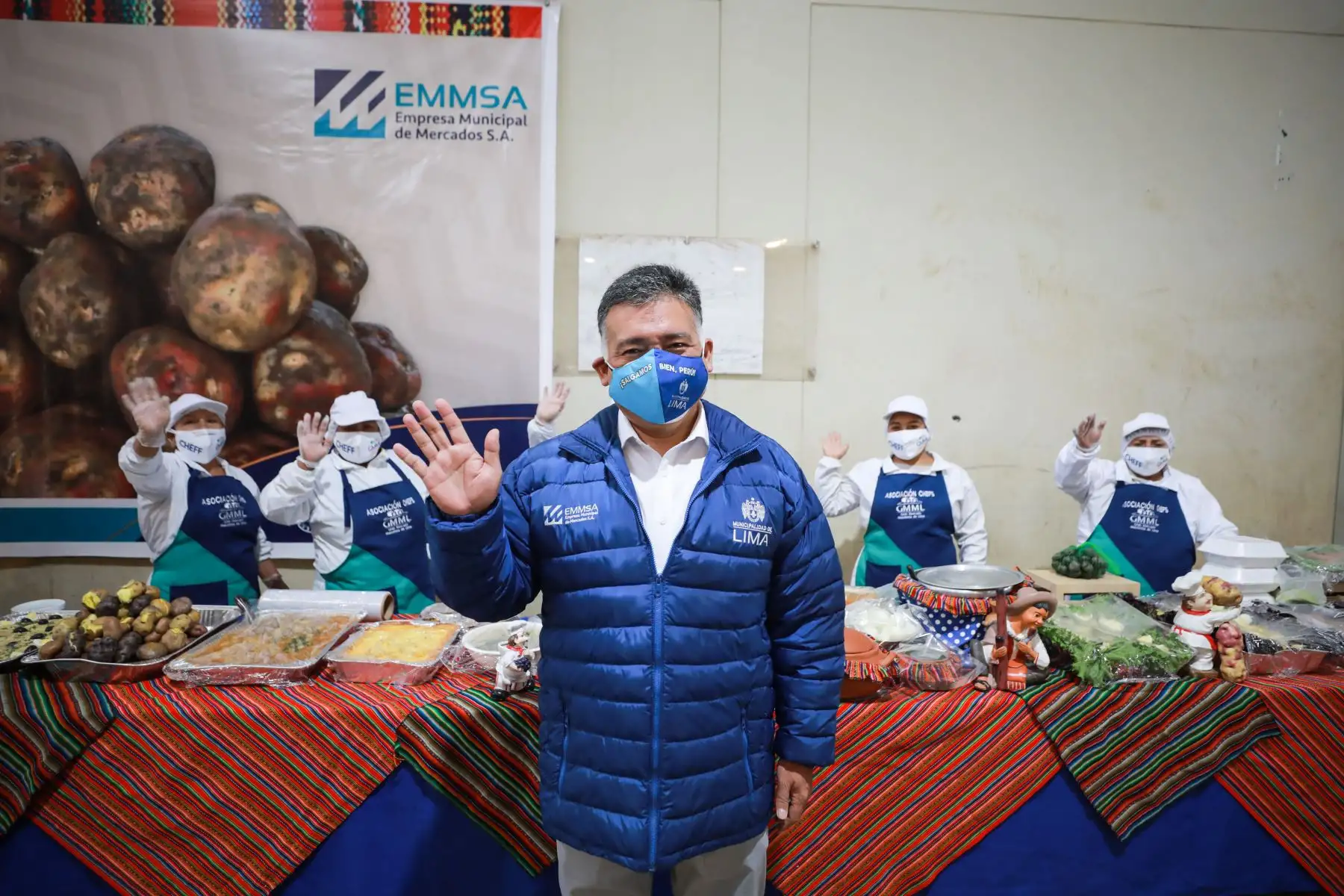 Municipalidad de Lima organizó una exhibición de las variedades de papa que se comercializan en el Gran Mercado Mayorista de Lima en Santa Anita, considerando que el 30 de mayo se celebra el Día Nacional de la Papa. Foto: ANDINA/Municipalidad de Lima