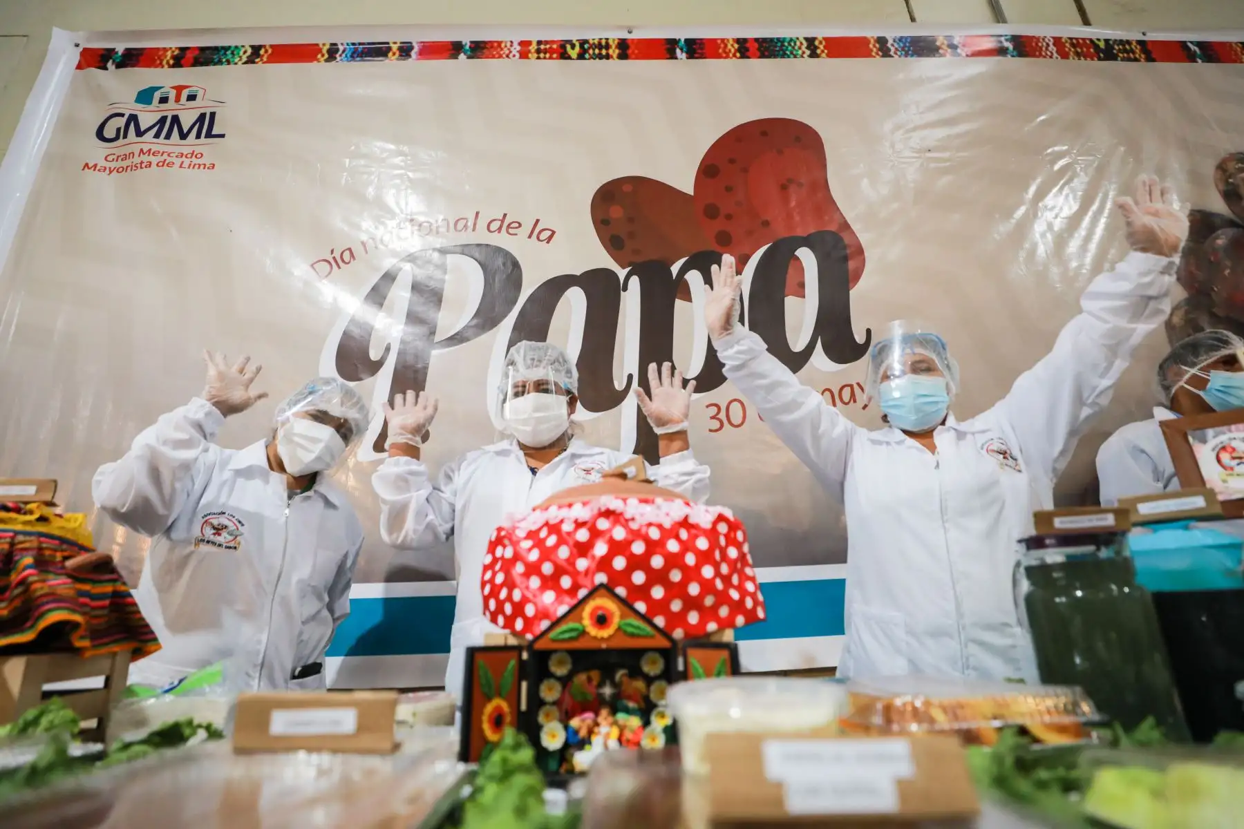 Municipalidad de Lima organizó una exhibición de las variedades de papa que se comercializan en el Gran Mercado Mayorista de Lima en Santa Anita, considerando que el 30 de mayo se celebra el Día Nacional de la Papa. Foto: ANDINA/Municipalidad de Lima