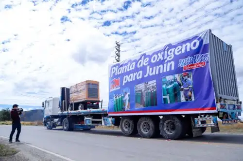 La producción de oxígeno medicinal se incrementará en 1,920 toneladas, gracias a las cuatro nuevas plantas adquiridas. Foto: ANDINA/difusión.