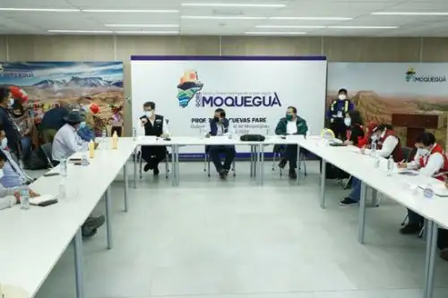 El ministro de Energía y Minas, Jaime Gálvez, cumplió actividades en la región sureña de Moquegua. Foto: ANDINA/Minem