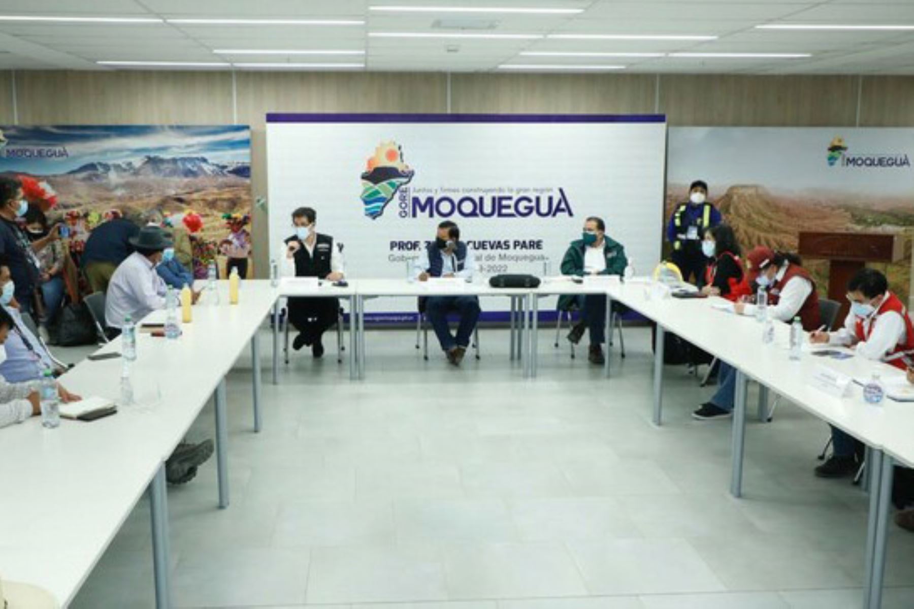 El ministro de Energía y Minas, Jaime Gálvez, cumplió actividades en la región sureña de Moquegua. Foto: ANDINA/Minem