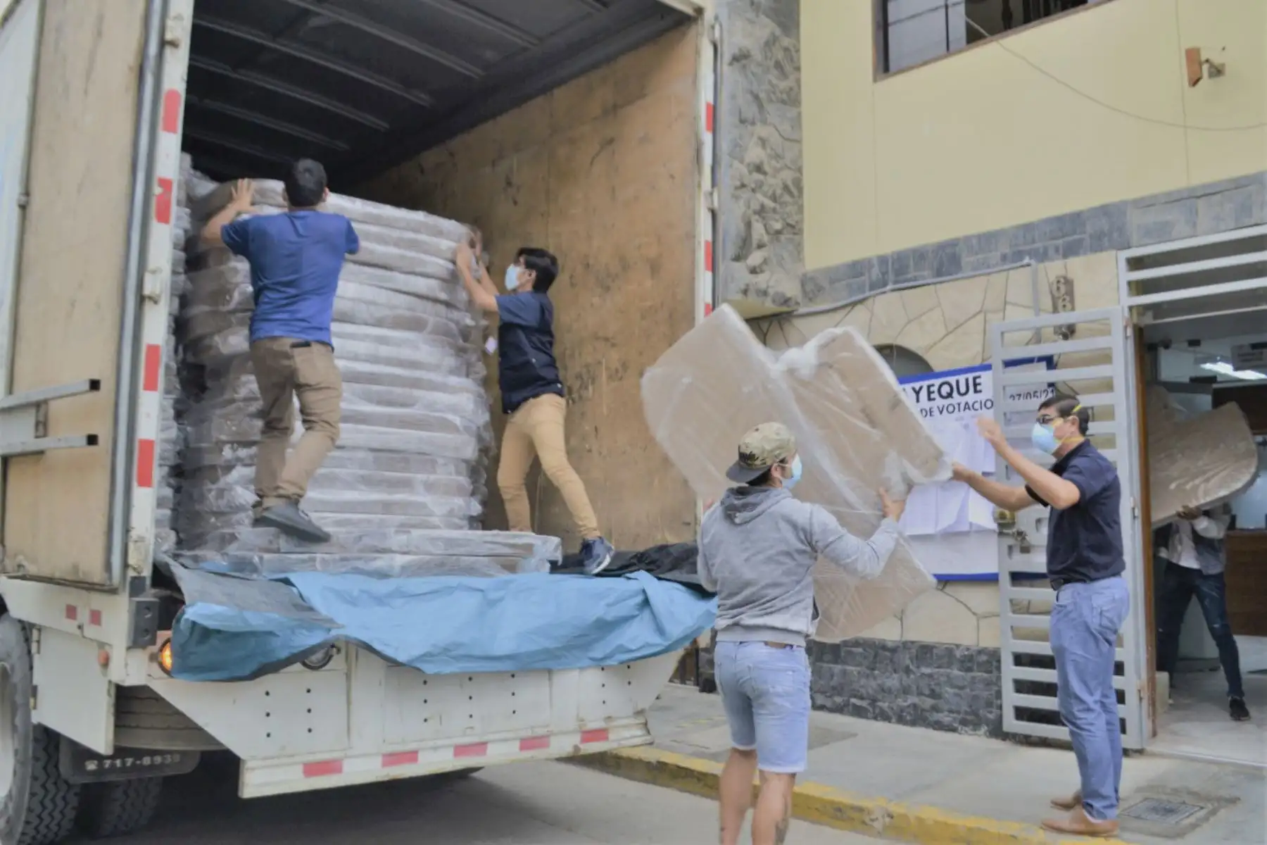 En los próximos días, el material electoral será distribuido a los 306 locales de votación de Lambayeque, donde sufragarán 532,645 ciudadanos. Foto: ANDINA/Difusión