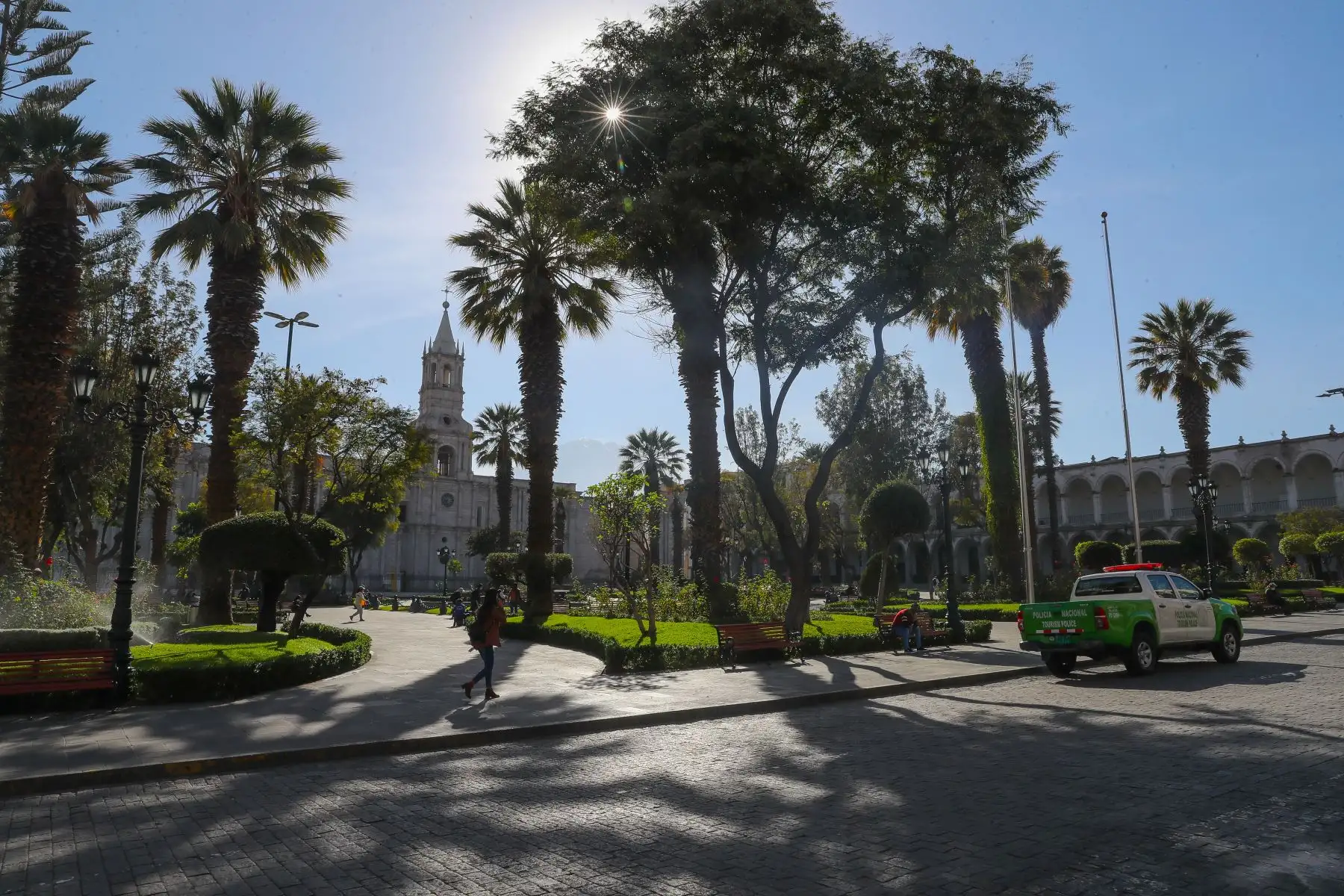 Así luce la ciudad de Arequipa al acatar la inmovilización social obligatoria, decretada por el Gobierno, por el debate presidencial de los candidatos Pedro Castillo y Keiko Fujimori.
Foto: ANDINA/Andrés Valle