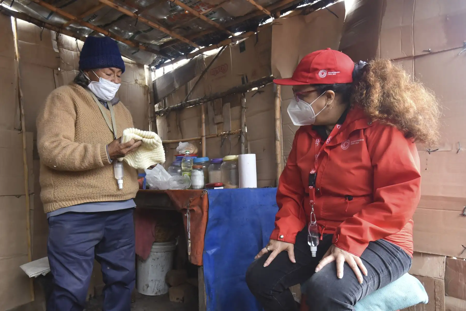 La ministra de Inclusión social realiza visita a hogares que pertenecen al programa Contigo en Quilmaná, donde se atienden 46 personas con discapacidad severa en condición de pobreza y pobreza extrema, brindando un servicio cálido y eficiente, a través del acceso a la pensión no contributiva y acompañamiento a las usuarias y usuarios, hogar y comunidad. Foto: ANDINA/MIDIS