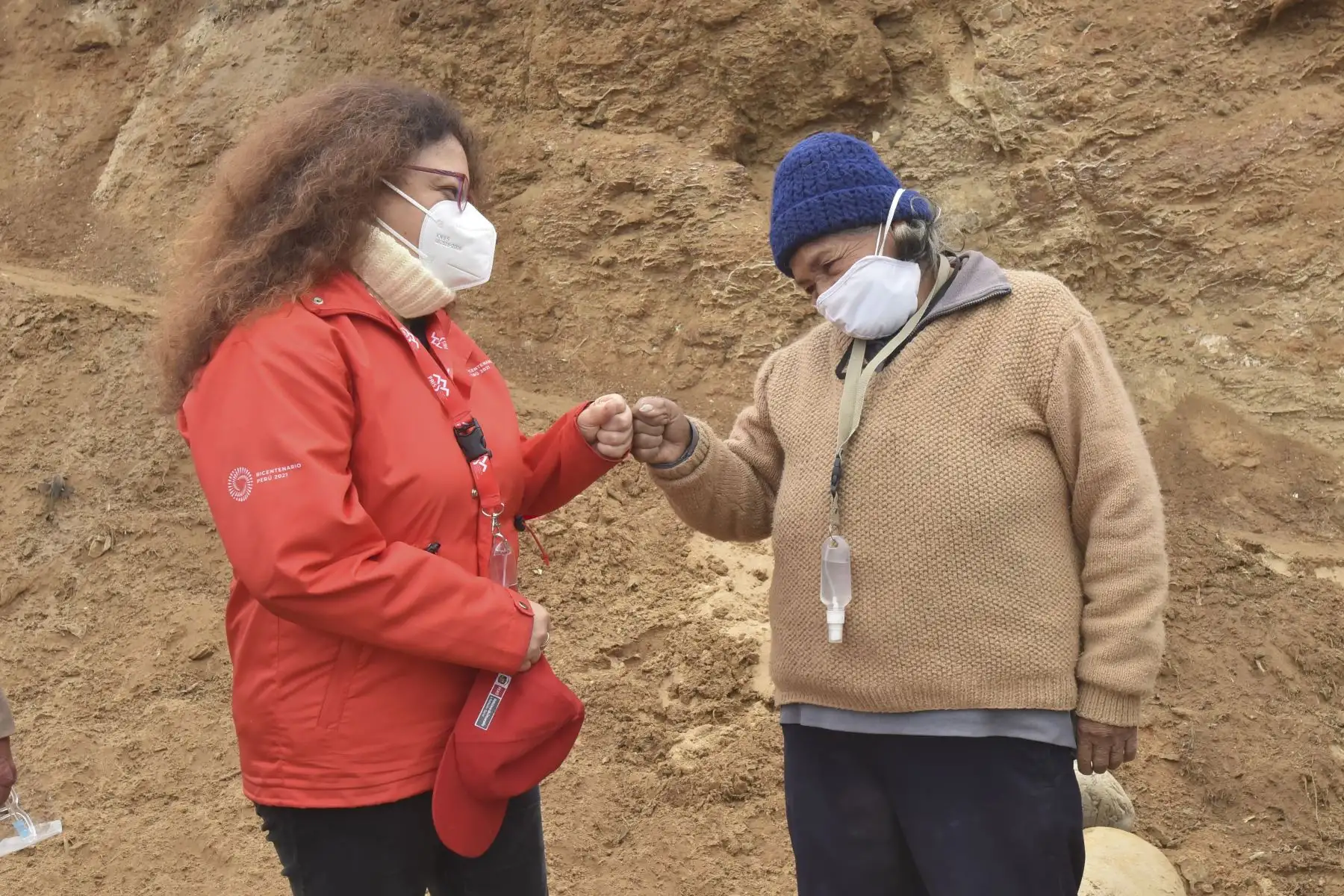 La ministra de Inclusión social realiza visita a hogares que pertenecen al programa Contigo en Quilmaná, donde se atienden 46 personas con discapacidad severa en condición de pobreza y pobreza extrema, brindando un servicio cálido y eficiente, a través del acceso a la pensión no contributiva y acompañamiento a las usuarias y usuarios, hogar y comunidad. Foto: ANDINA/MIDIS