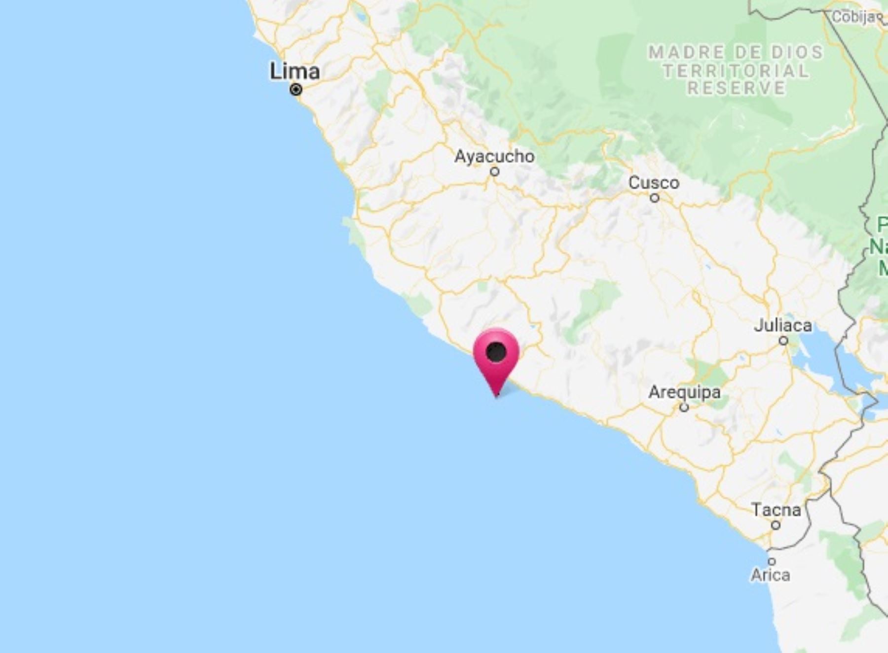 La costa de Arequipa fue remecida esta madrugada por temblor de magnitud 4.2, informó el IGP.