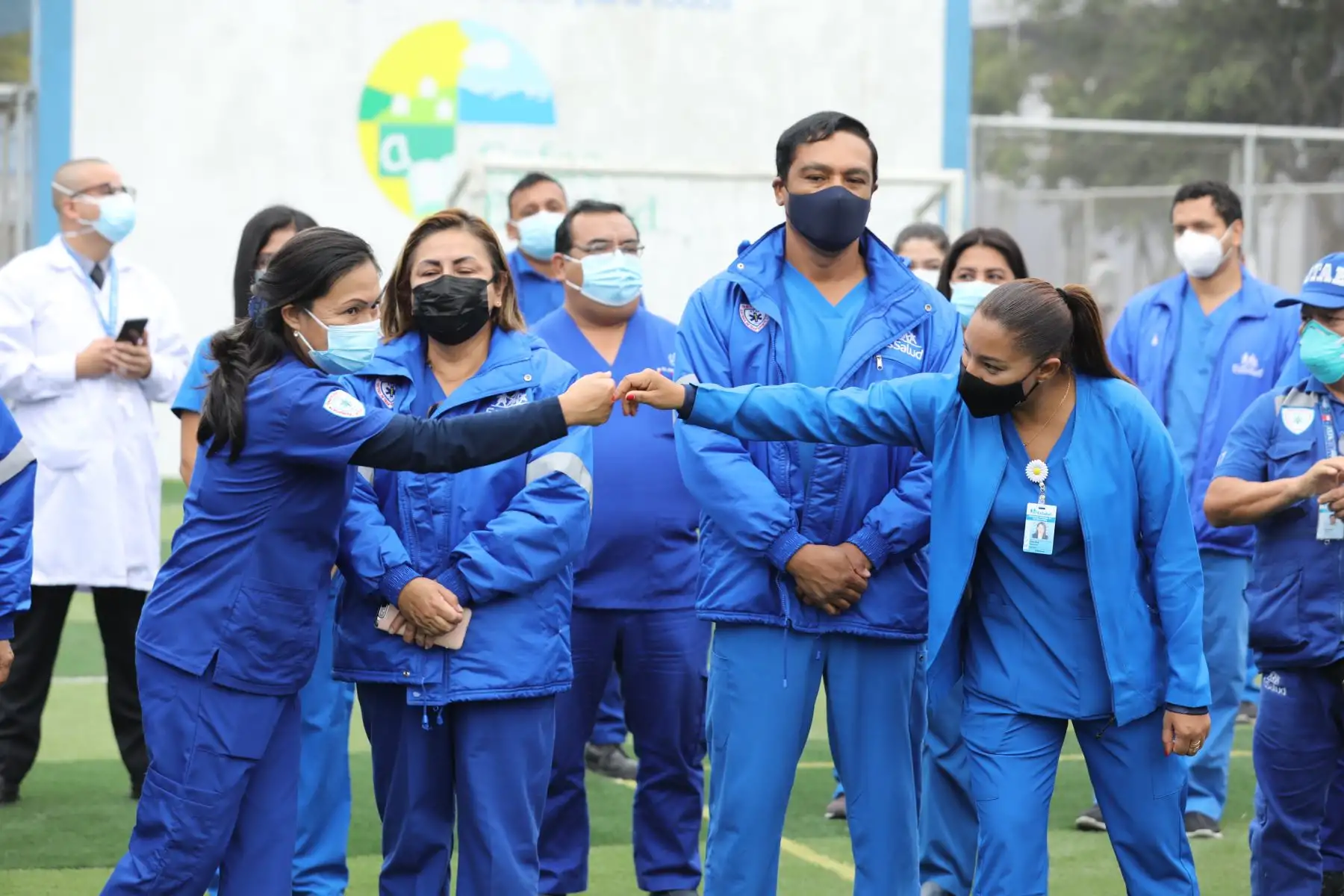 El Sistema de Transporte Asistido de Emergencia STAE  de Essalud, celebro sus Bodas de Plata al servicio de la comunidad. Foto: ANDINA/ Essalud.