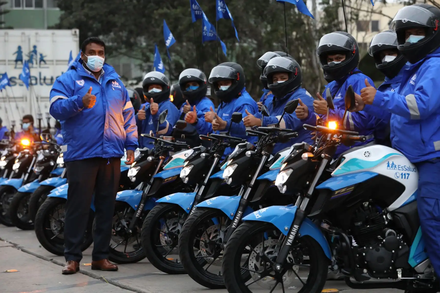 El Sistema de Transporte Asistido de Emergencia STAE  de Essalud, celebro sus Bodas de Plata al servicio de la comunidad. Foto: ANDINA/ Essalud.