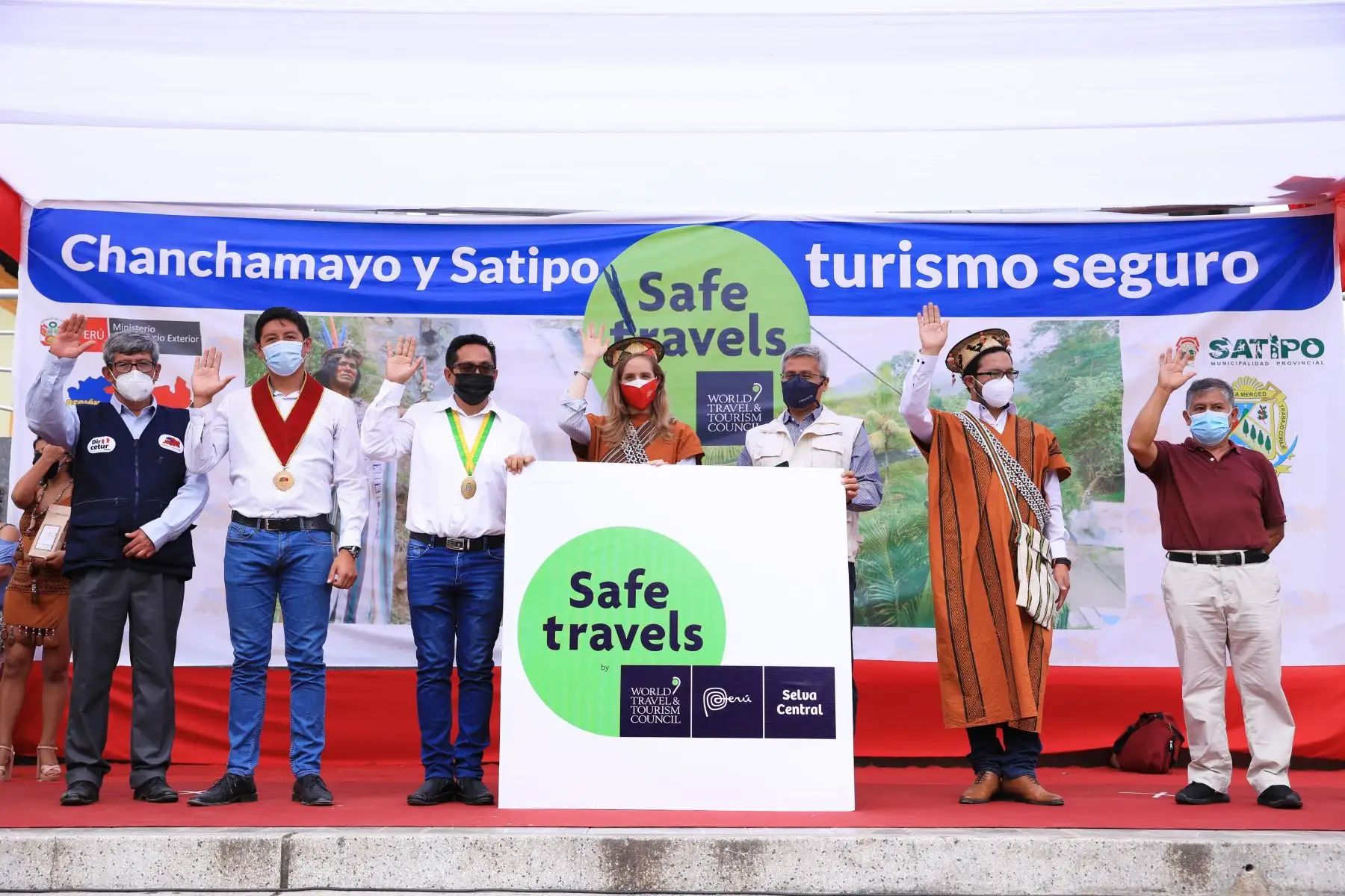 Destinos Cajamarca y Selva Central obtienen el sello internacional Safe Travels.
Foto: Mincetur