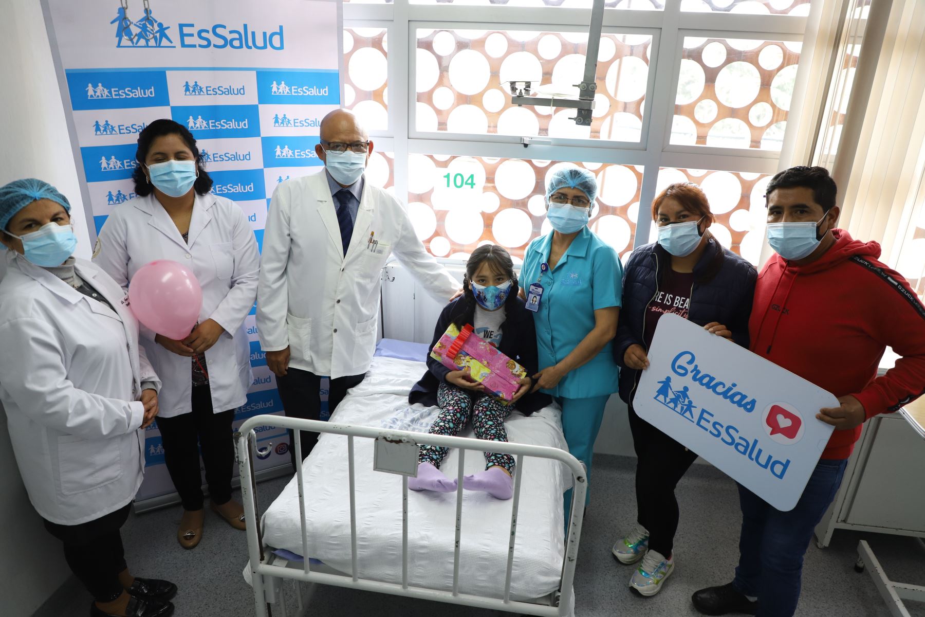 Proeza médica se realizó en el hospital Rebagliati por cirujanos pediatras en plena pandemia del Covid-19. Foto: ANDINA/EsSalud