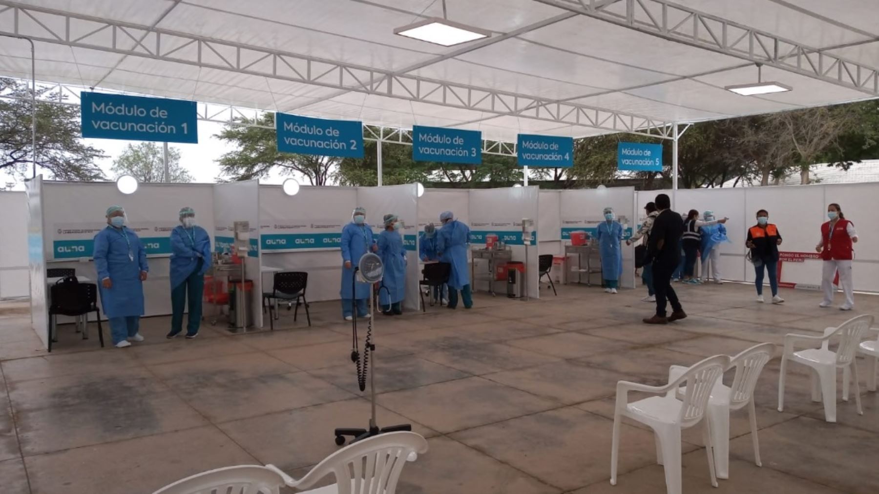 Chiclayo: inauguran centro de vacunación del sector privado para inmunización gratuita
