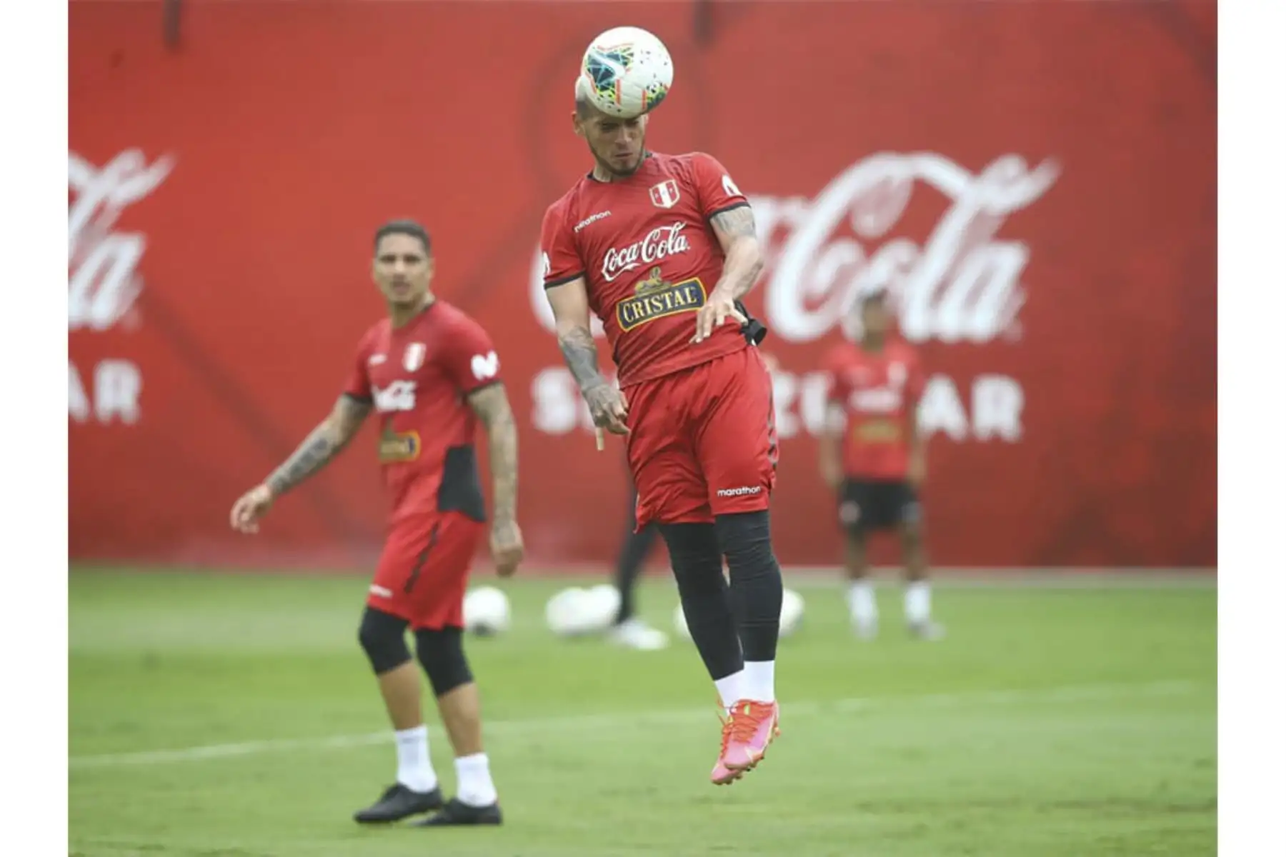 Miguel Trauco de la Selección peruana realiza entrenamientos en la Videna con miras al partido frente a Colombia por las clasificatorias sudamericanas Catar 2022. Foto: FPF