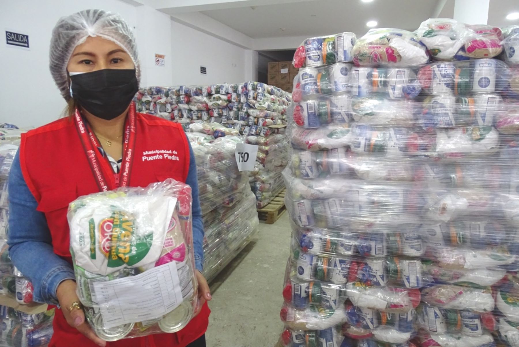 Qali Warma entregó más de 35 toneladas de alimentos en Puente Piedra. Foto: ANDINA/difusión.