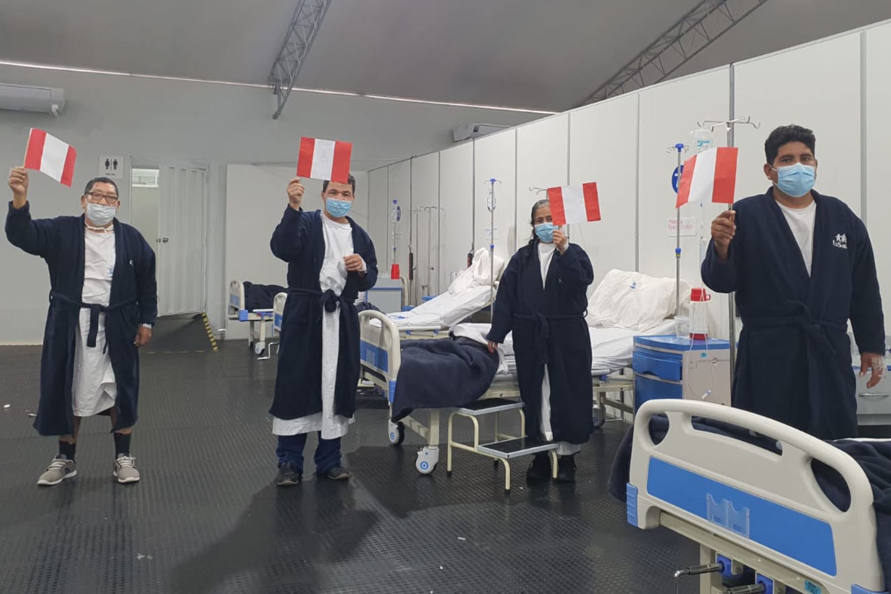 Los hospitales de EsSalud en Áncash también reportan la reducción de hospitalizaciones y fallecimientos por la covid-19. Foto: Cortesía Gonzalo Horna