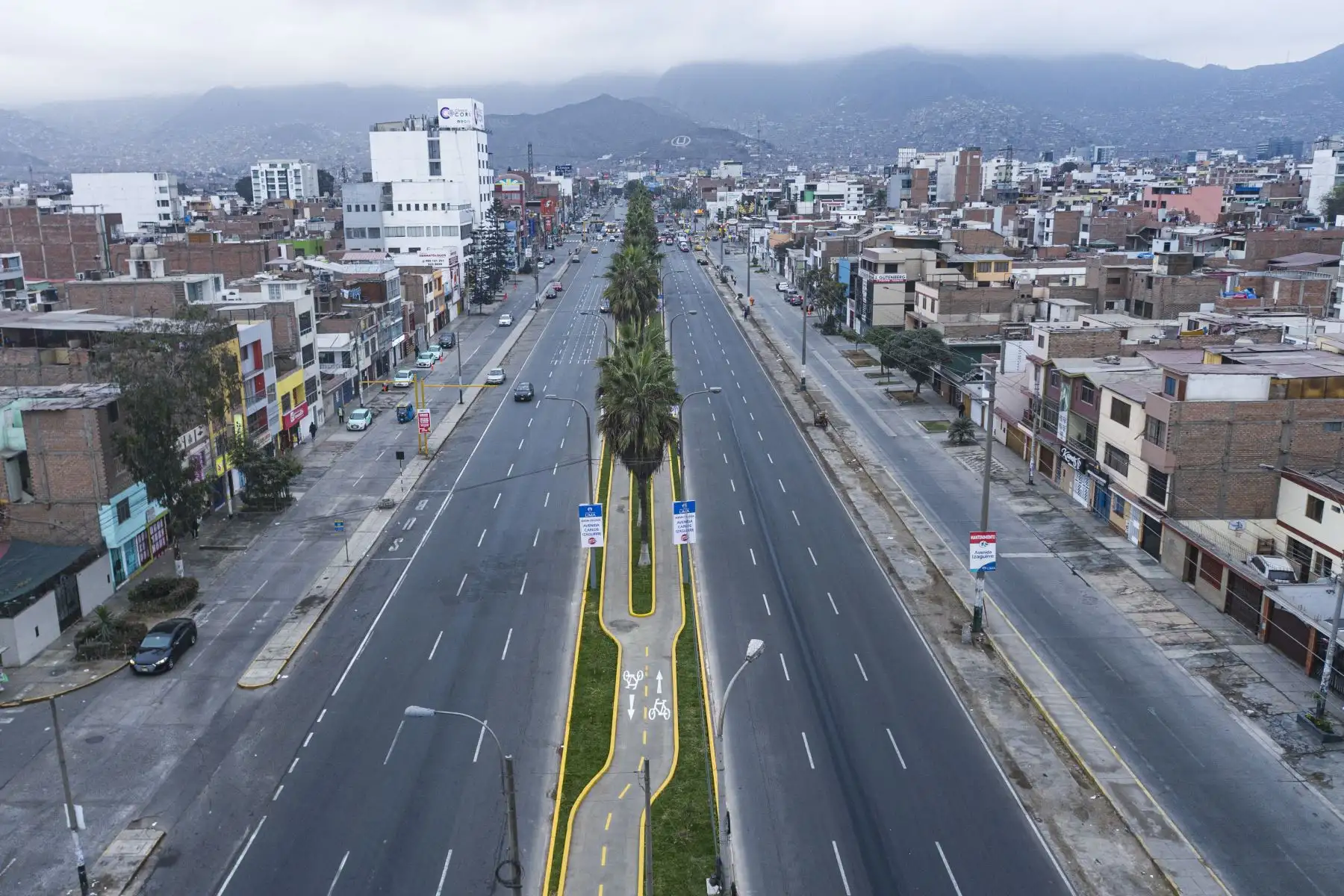 La nueva infraestructura, ubicada entre las avenidas Alfredo Mendiola y Universitaria, permitirá la conexión con las ciclovías existentes, además de promover la intermodalidad con otros medios de transporte como el Metropolitano. Foto: ANDINA/Municipalidad de Lima