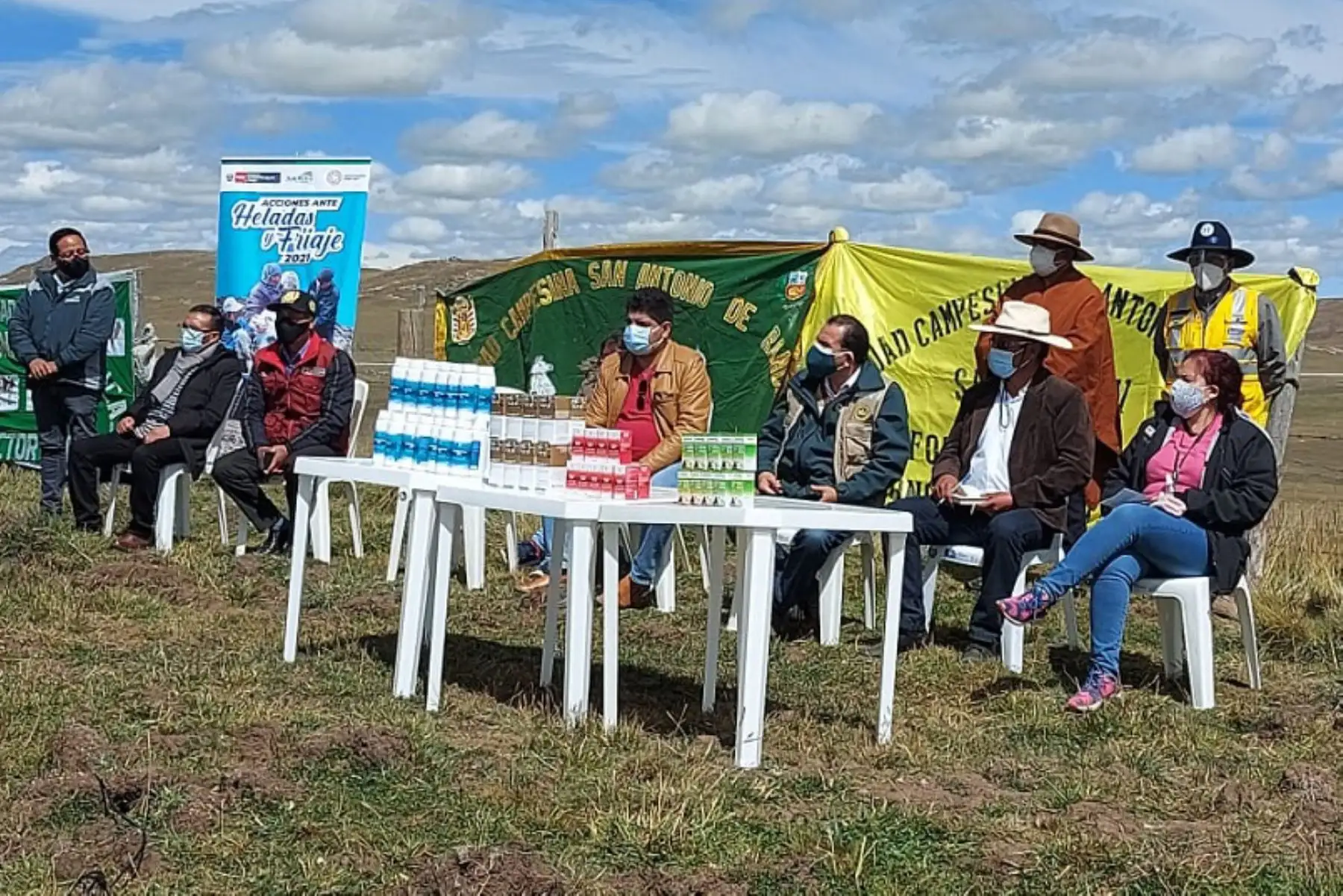 Se ha destinado alrededor de S/ 3.2 millones para la intervención en las provincias de Daniel Alcides Carrión y Pasco. Foto: ANDINA/Agro Rural