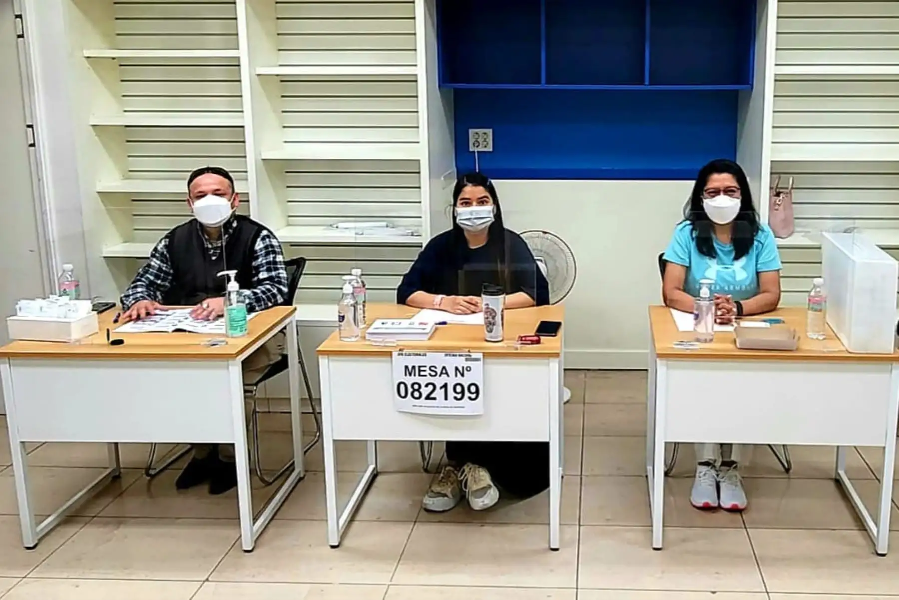 Así se realiza la Segunda Elección Presidencial 2021 en Seúl, Corea.
Foto:ANDINA/CancilleriaPeru