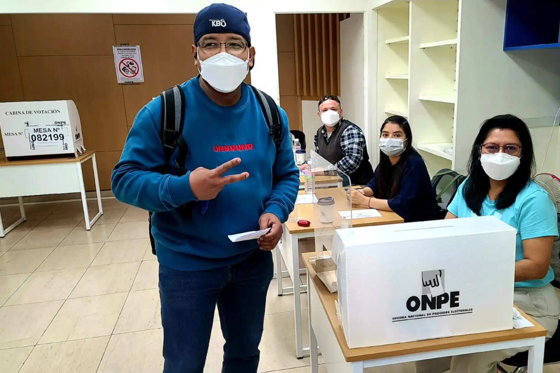 Así se realiza la Segunda Elección Presidencial 2021 en Seúl, Corea.
Foto:ANDINA/CancilleriaPeru
