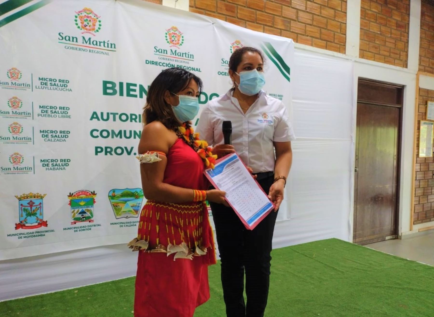 Moyobamba: reconocen labor de agentes comunidad de salud voluntarios