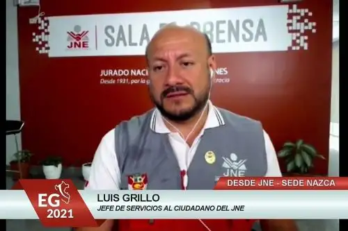 Jefe de Servicios al Ciudadano del JNE, Luis Grillo Teagua.