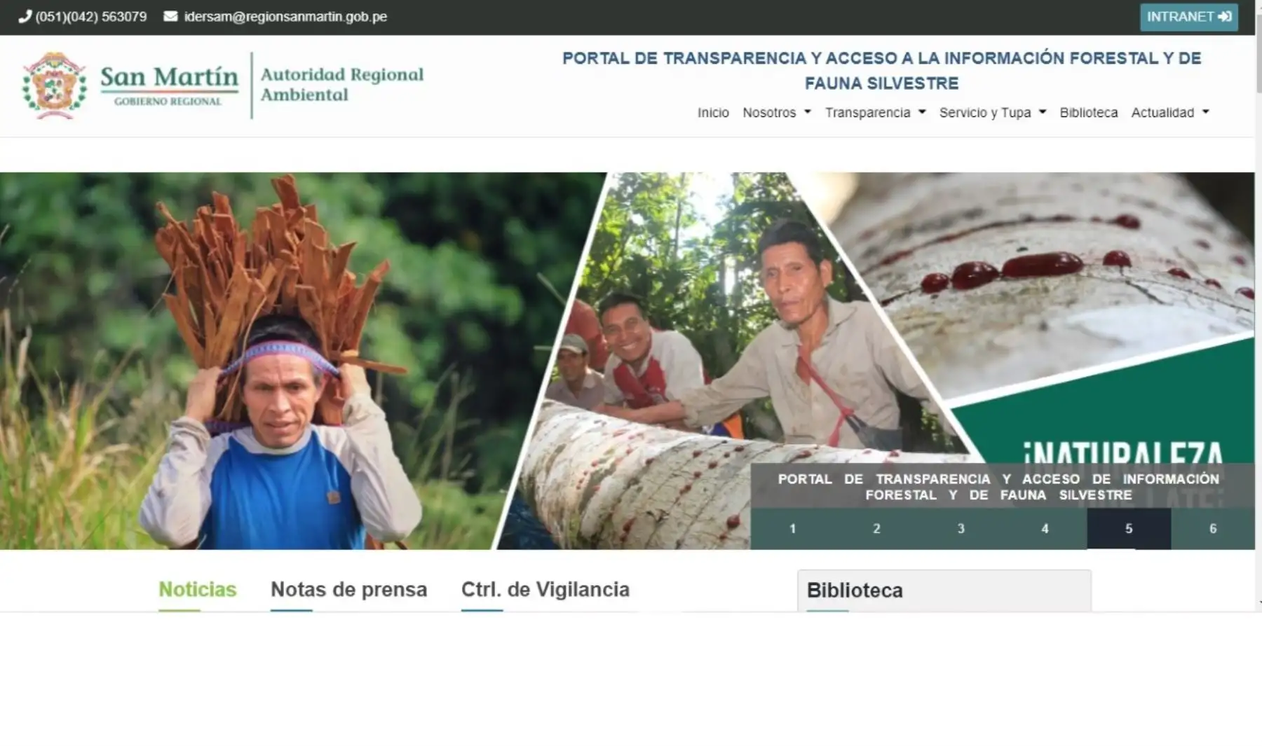Goresam puso en marcha web que dará transparencia en información forestal y fauna