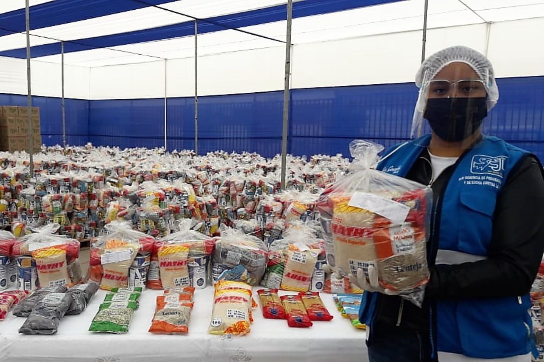 Qali Warma entrega 45 toneladas de alimentos a la Municipalidad de San Juan de Lurigancho. Foto: Midis/Difusión.